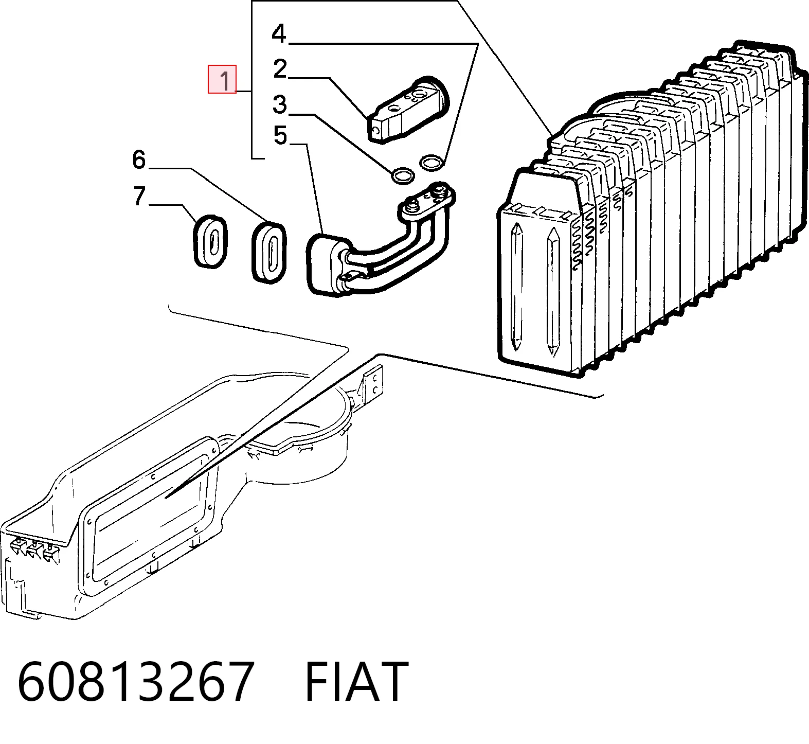 Comprar Evaporador de aire acondicionado Fiat Brava  182 a bajo precio