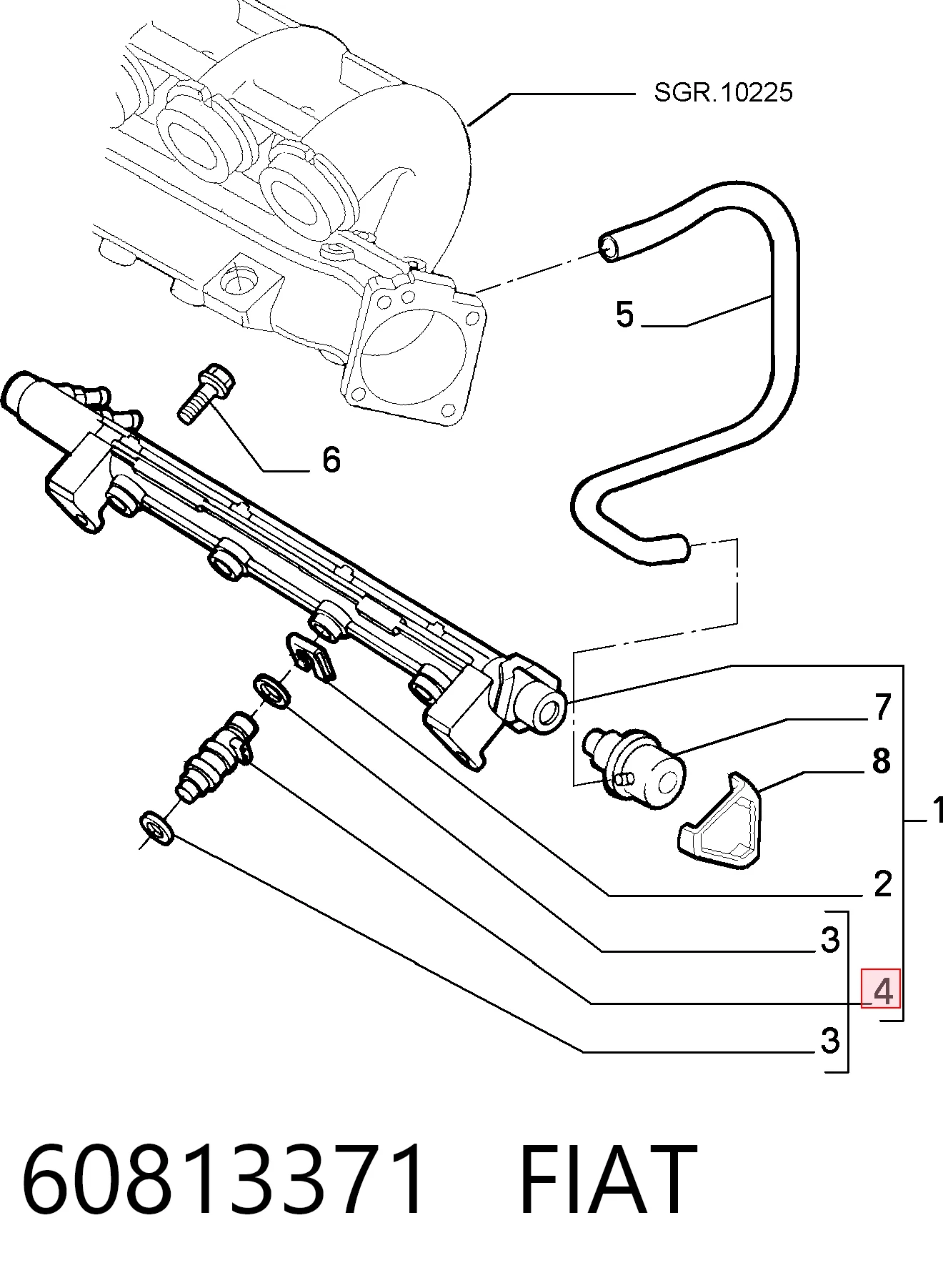 Inyector 1269943 Volvo