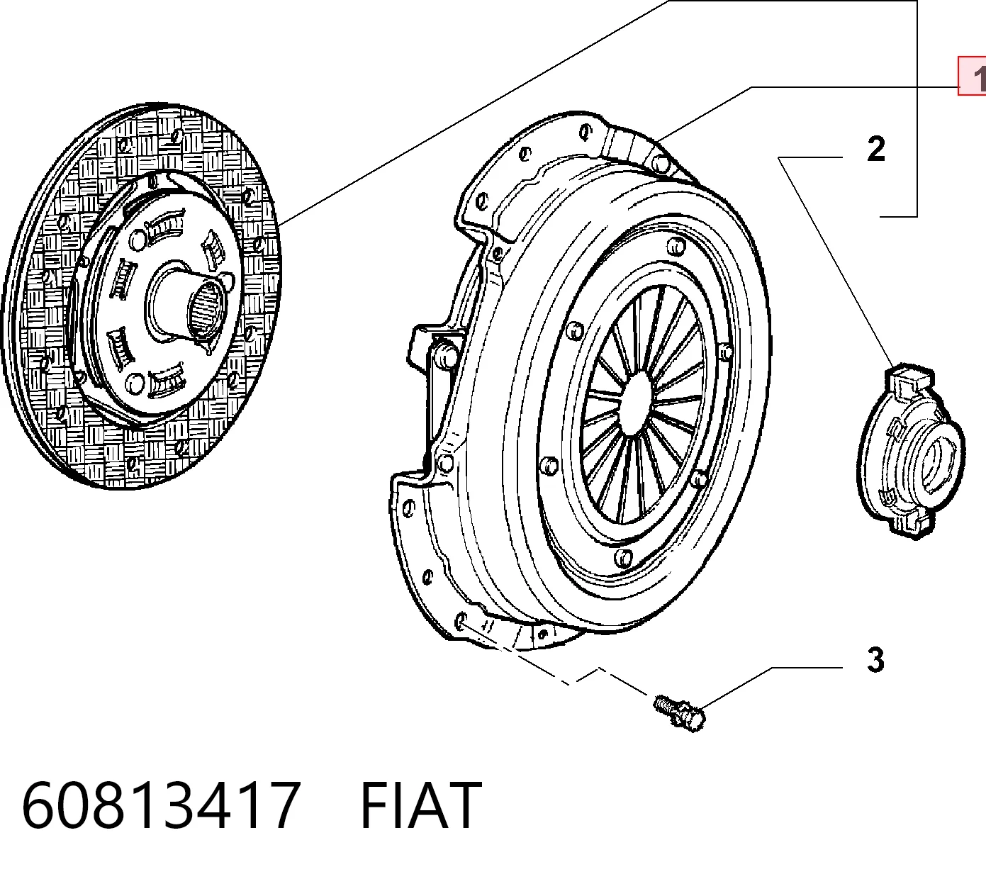 60813417 Fiat/Alfa/Lancia