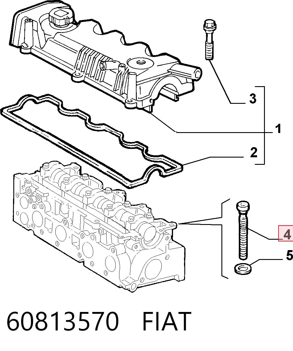 Tornillo culata para Alfa Romeo 156 932