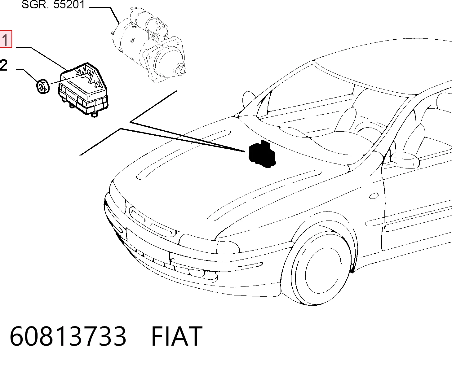 60813733 Fiat/Alfa/Lancia