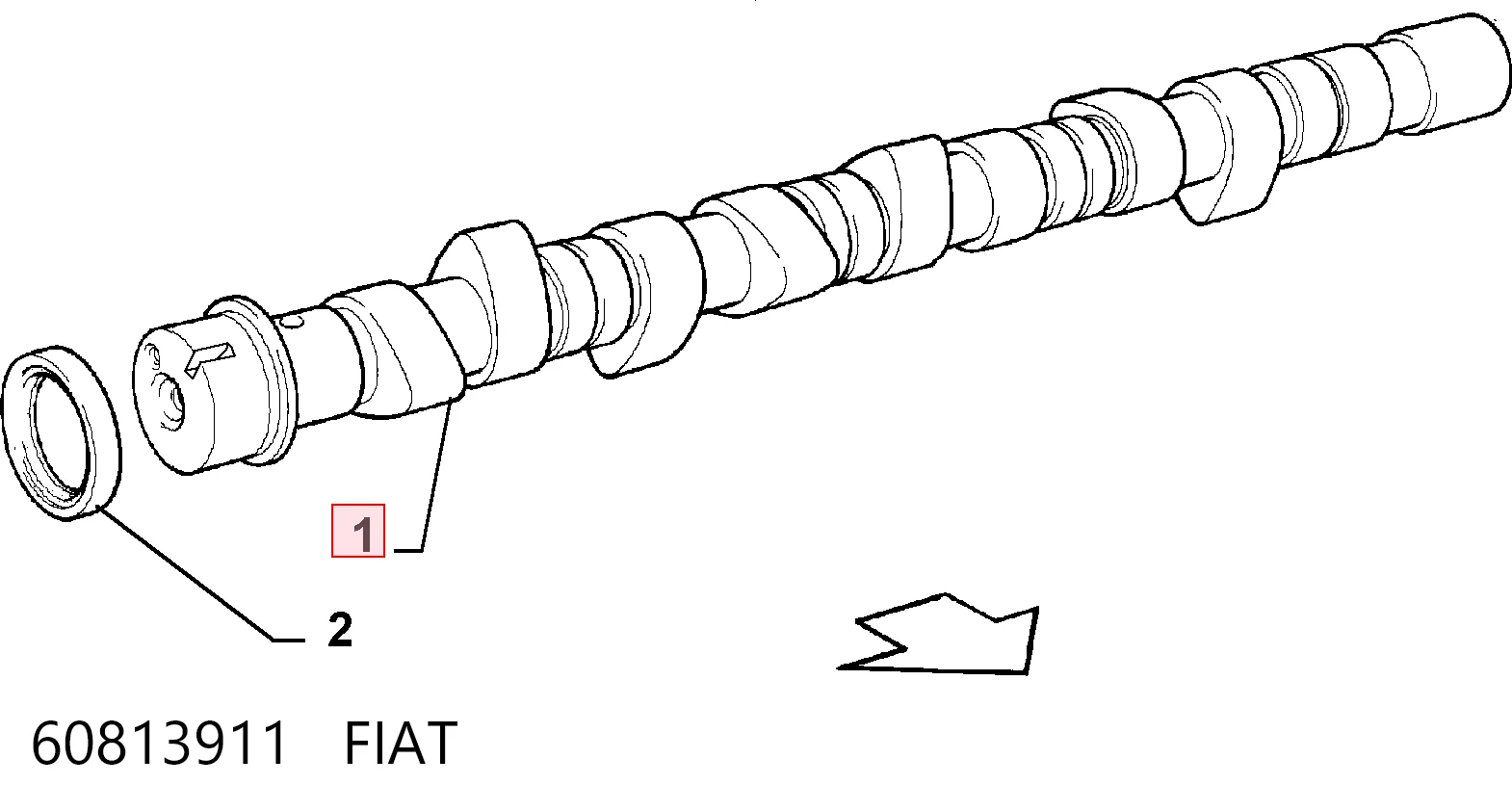 Árboles de levas para Alfa Romeo 156 932