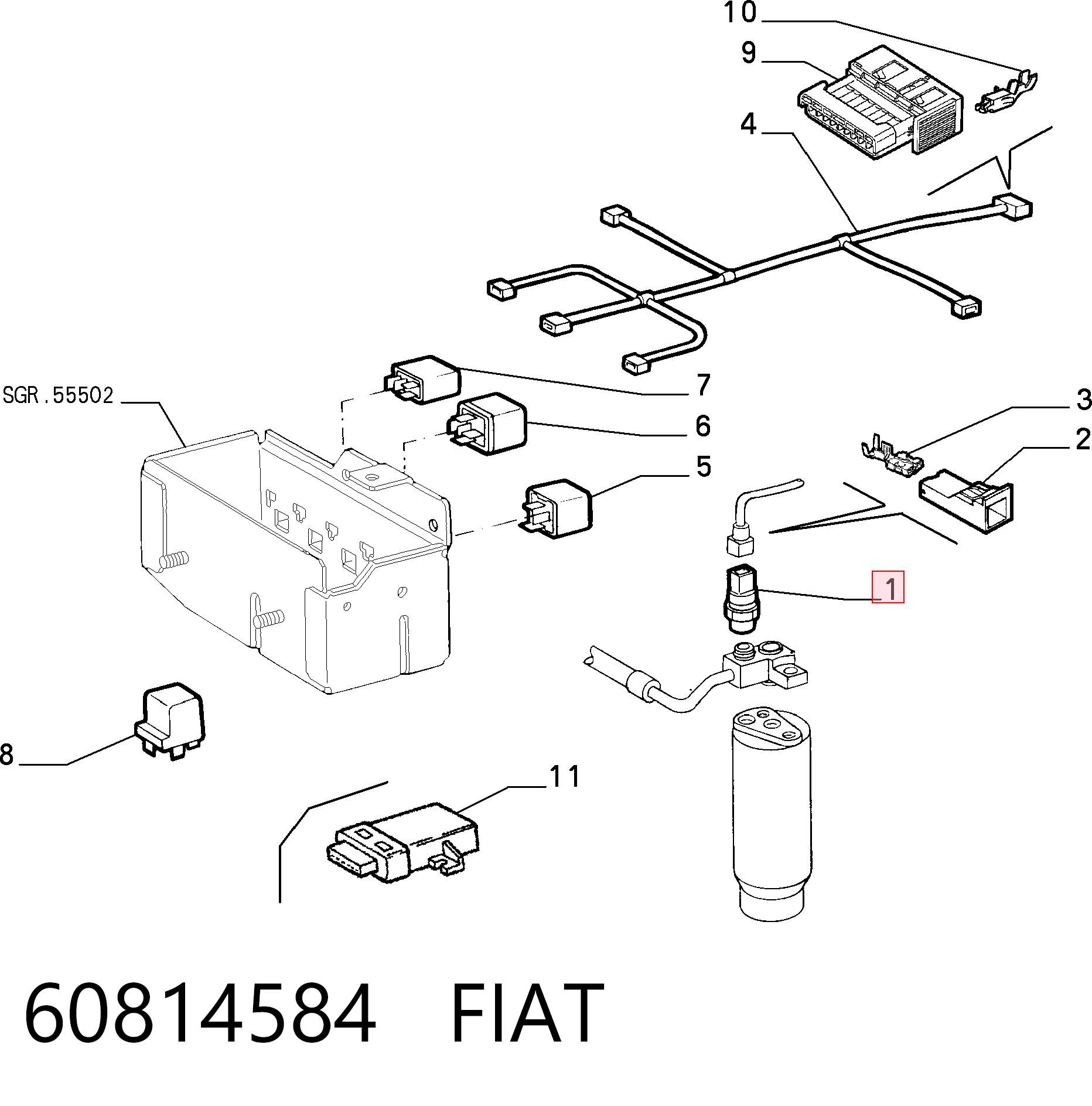 Sensor de presion A/C Fiat Brava desde 22,79 €