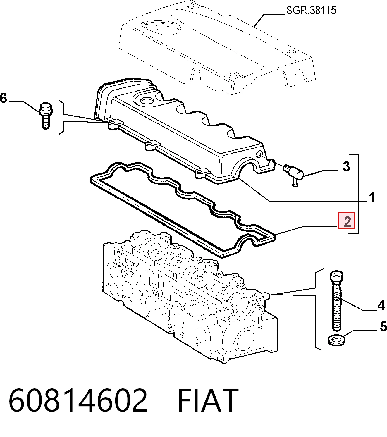 60814602 Fiat/Alfa/Lancia