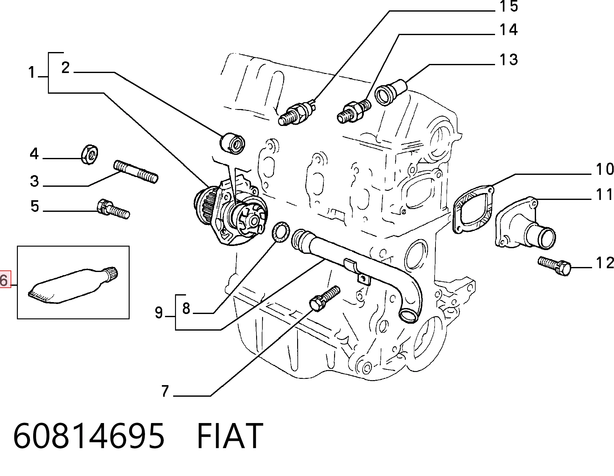 Sellador de silicona 7701404452 Renault (RVI)