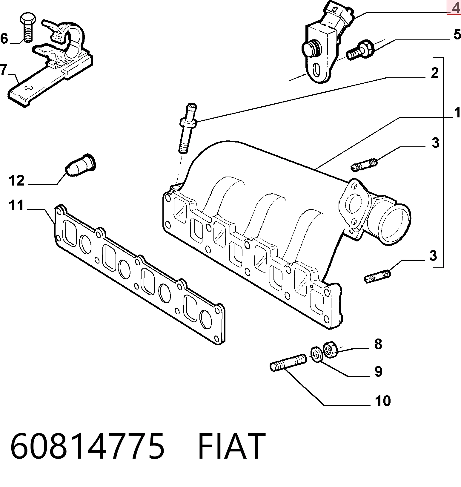 60814775 Fiat/Alfa/Lancia