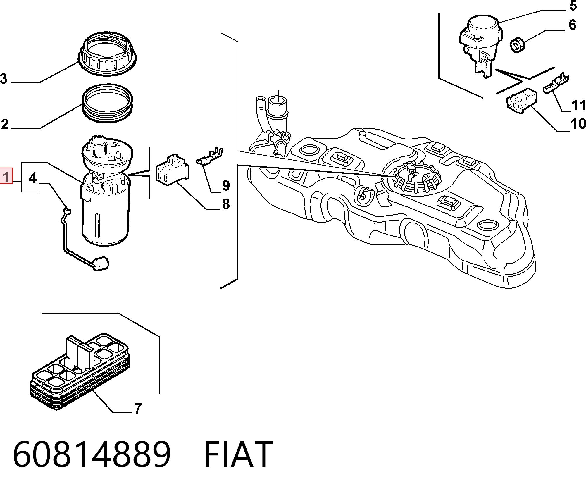 60814889 Fiat/Alfa/Lancia