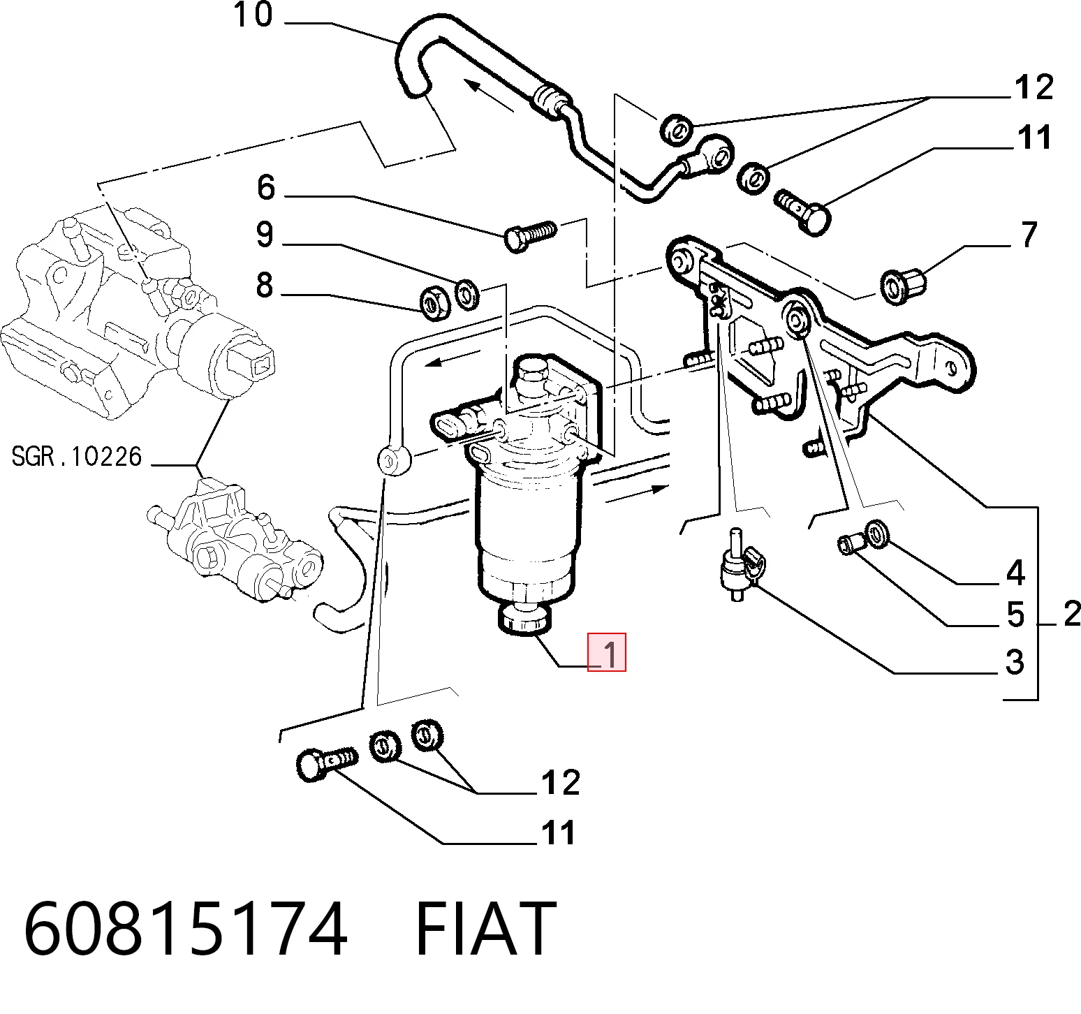 60815174 Fiat/Alfa/Lancia
