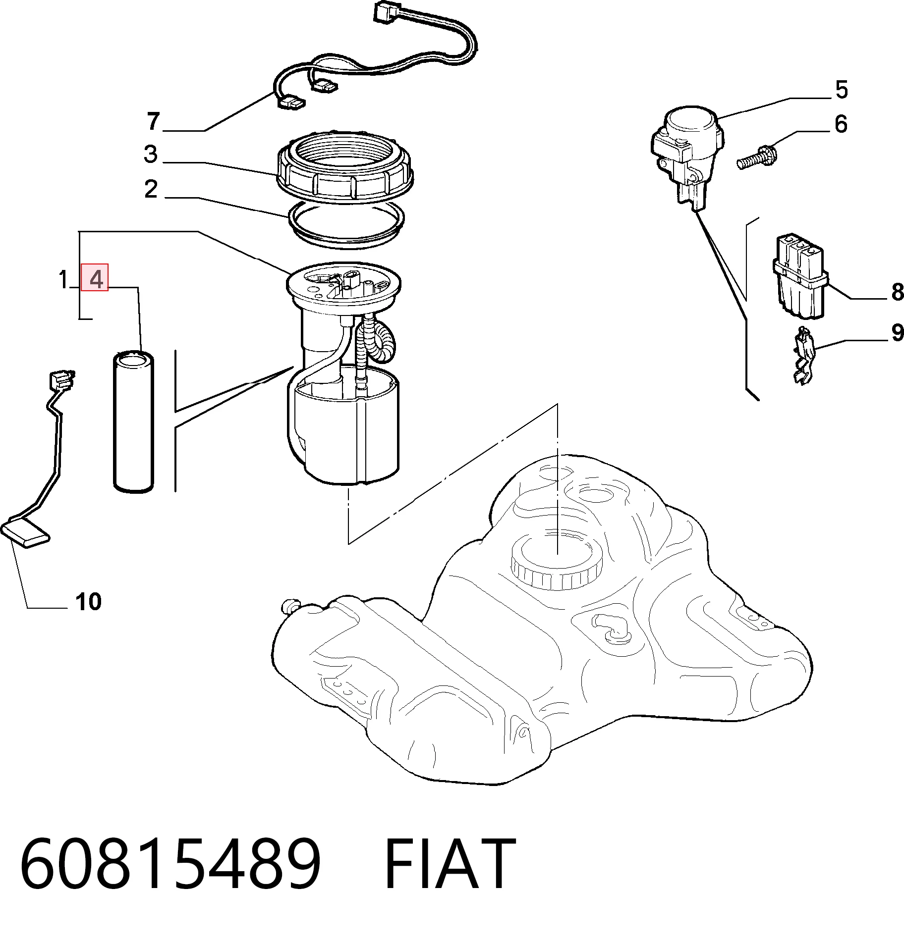 Indicador de nivel de combustible Fiat Brava hatchback (182) (1995 - 2001) precio, desde 43,56 EUR
