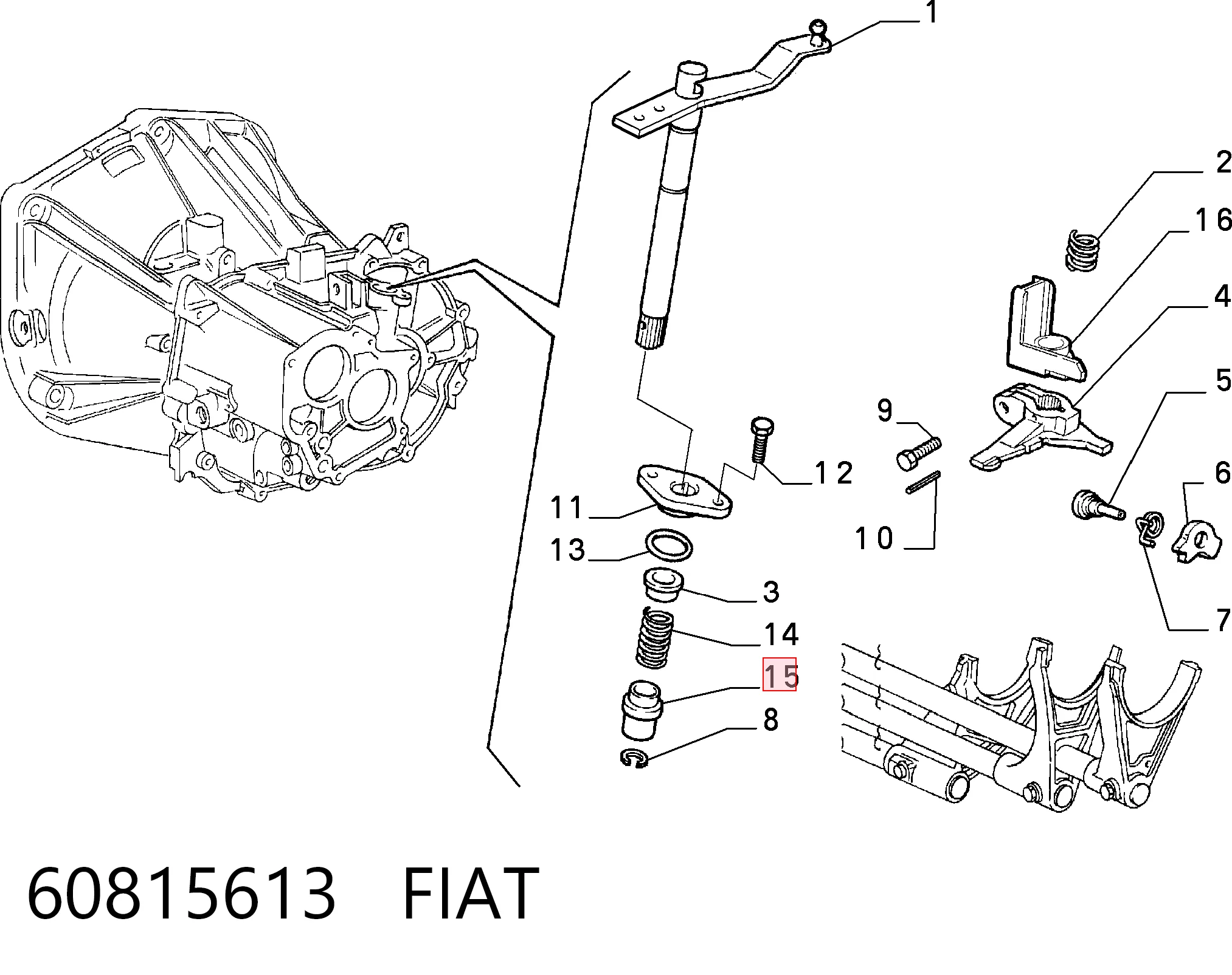60815613 Fiat/Alfa/Lancia