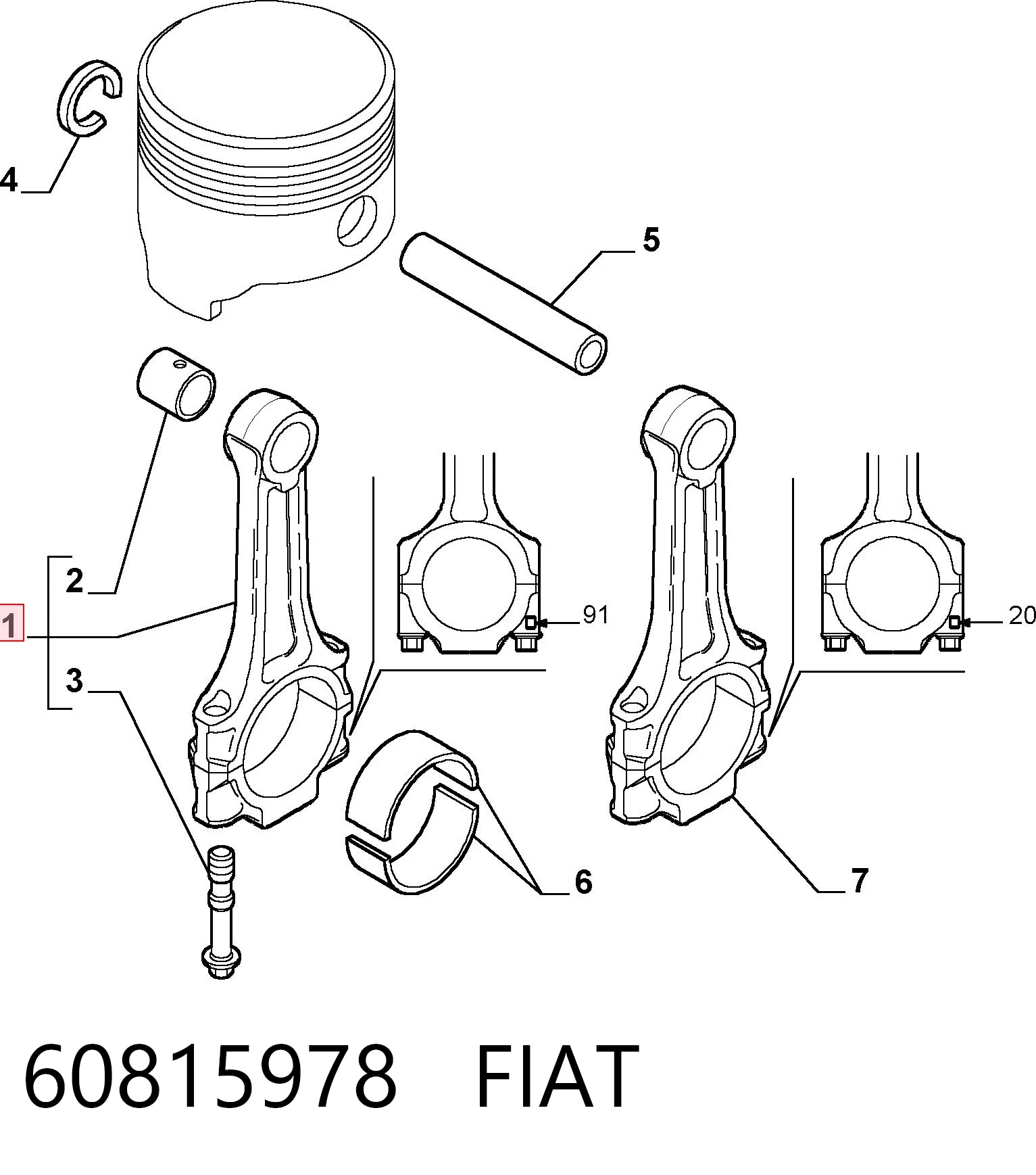 60815978 Fiat/Alfa/Lancia
