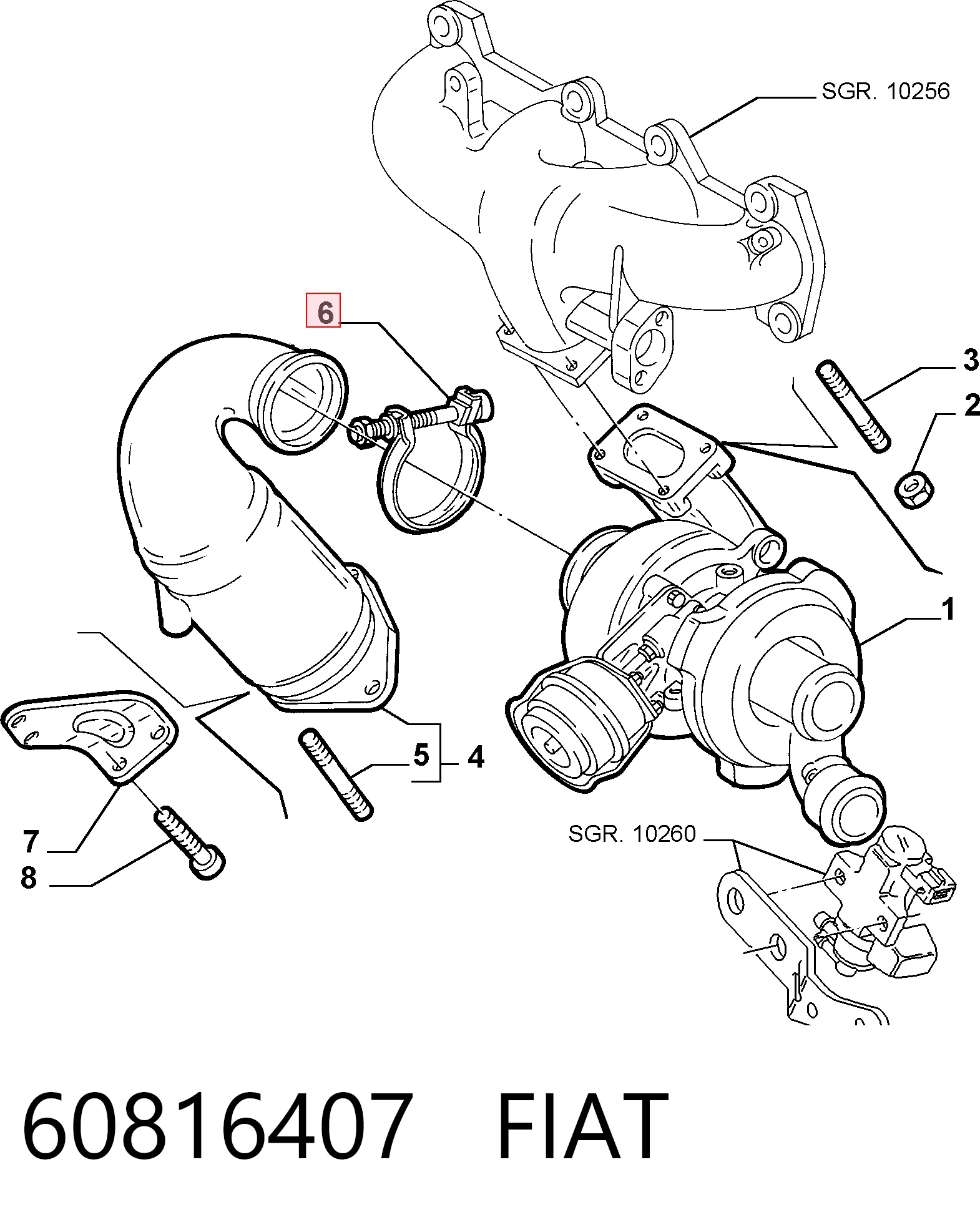 60816407 Fiat/Alfa/Lancia