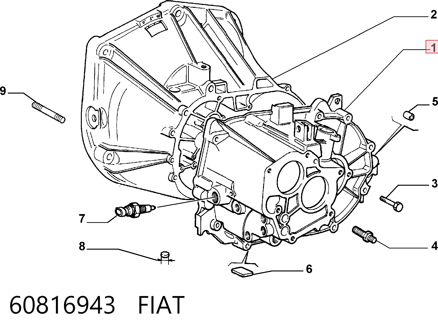 60816943 Fiat/Alfa/Lancia