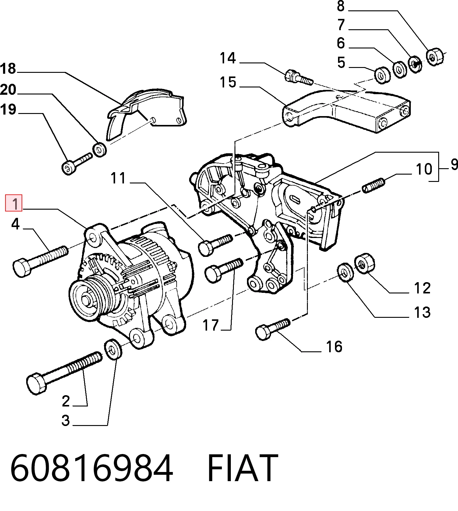 60816984 Fiat/Alfa/Lancia