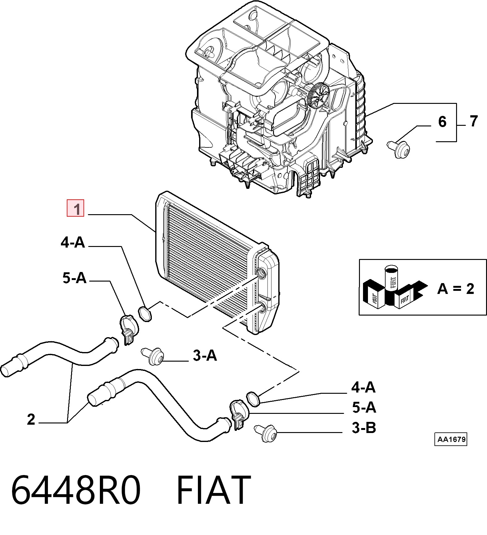 Calefactor para Fiat Ducato III (250)