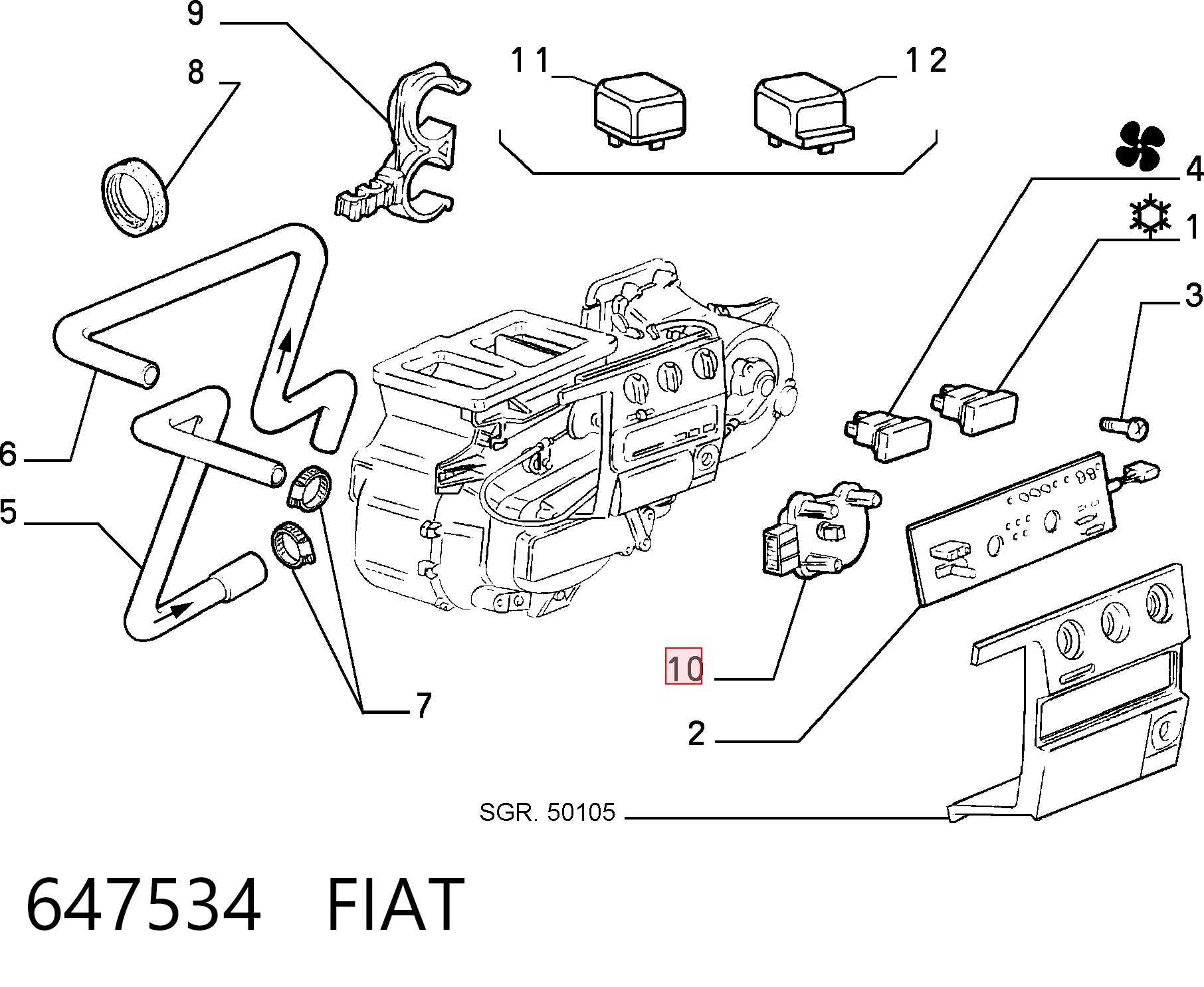 647534 Fiat/Alfa/Lancia