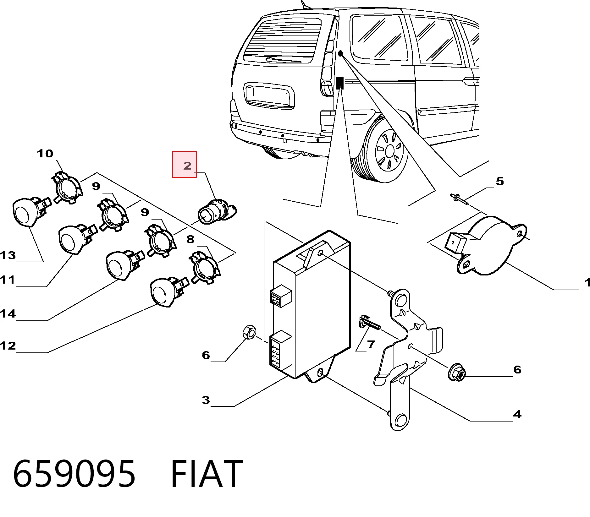 659095 Fiat/Alfa/Lancia