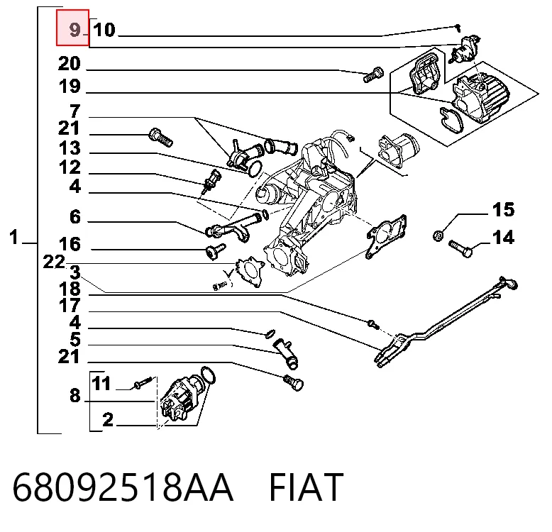 68092518AA Fiat/Alfa/Lancia