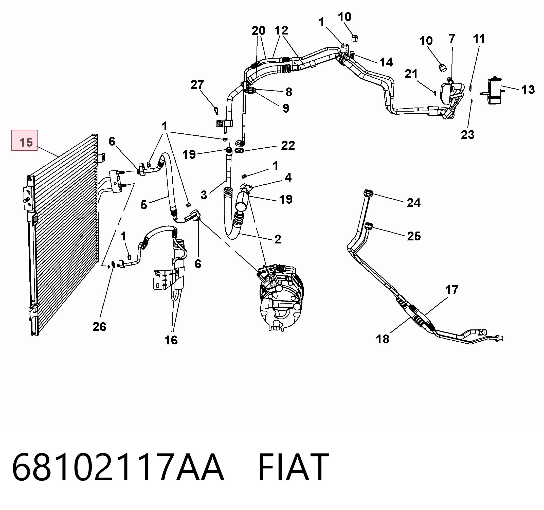 68102117AA Fiat/Alfa/Lancia
