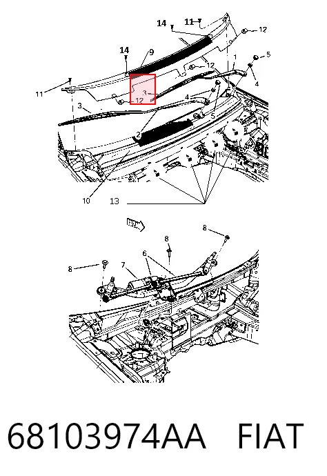 68103974AA Fiat/Alfa/Lancia