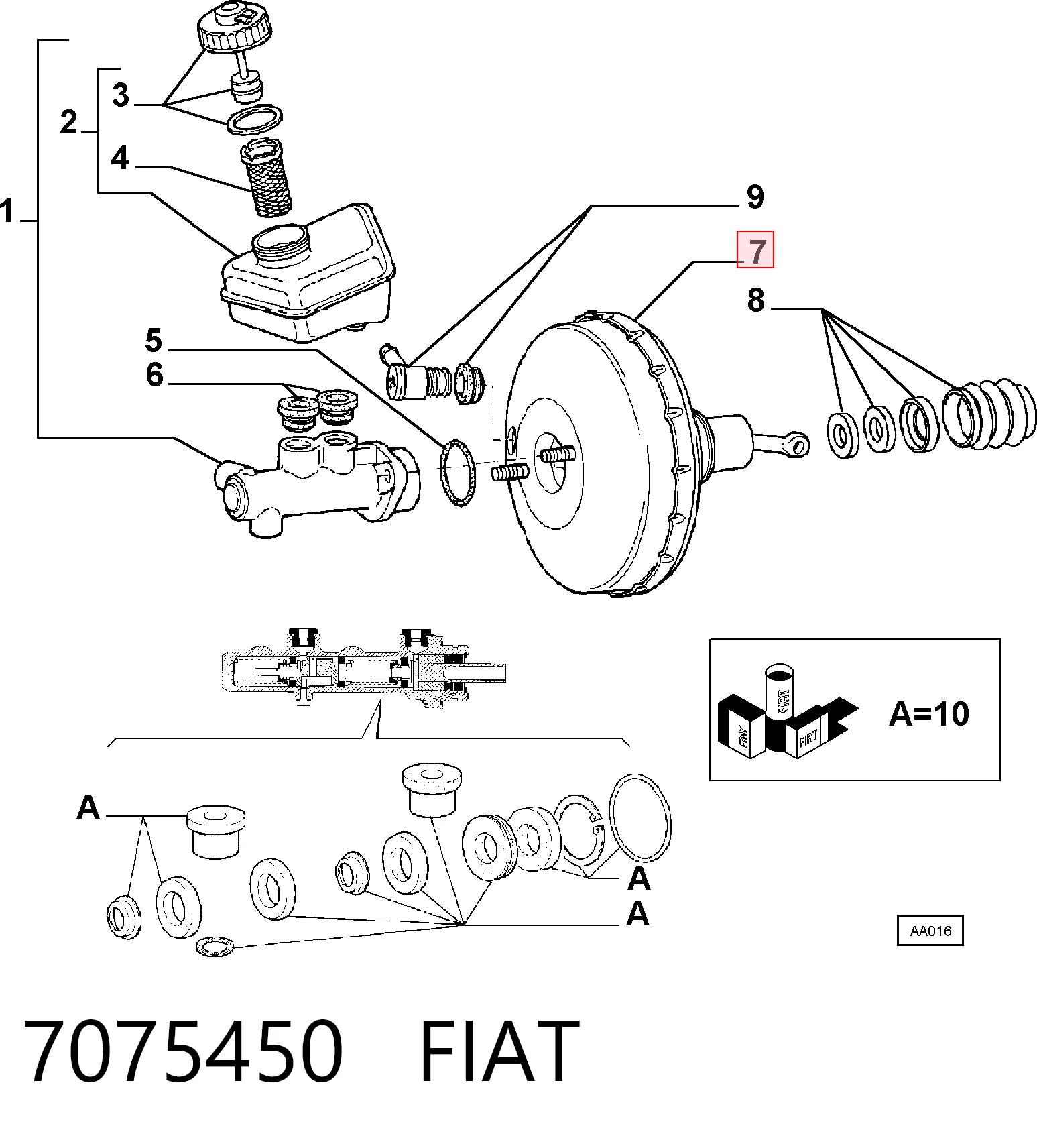 Comprar Servofreno Fiat Fiorino  146 Uno a bajo precio