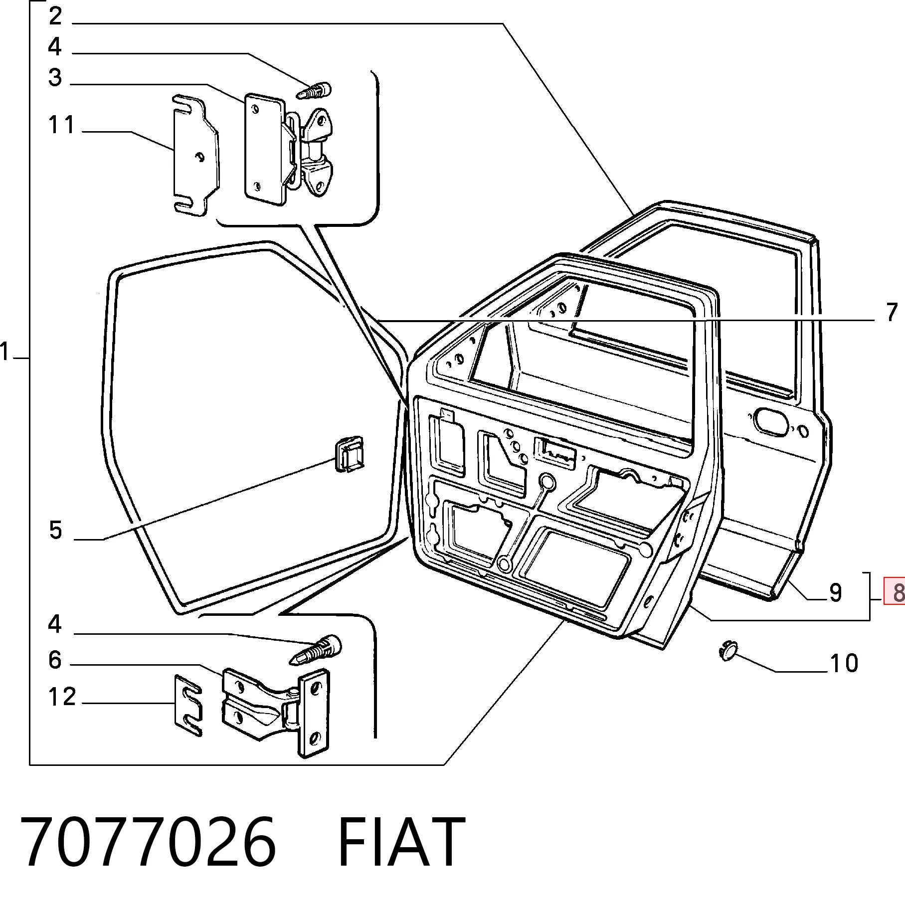 7077026 Fiat/Alfa/Lancia