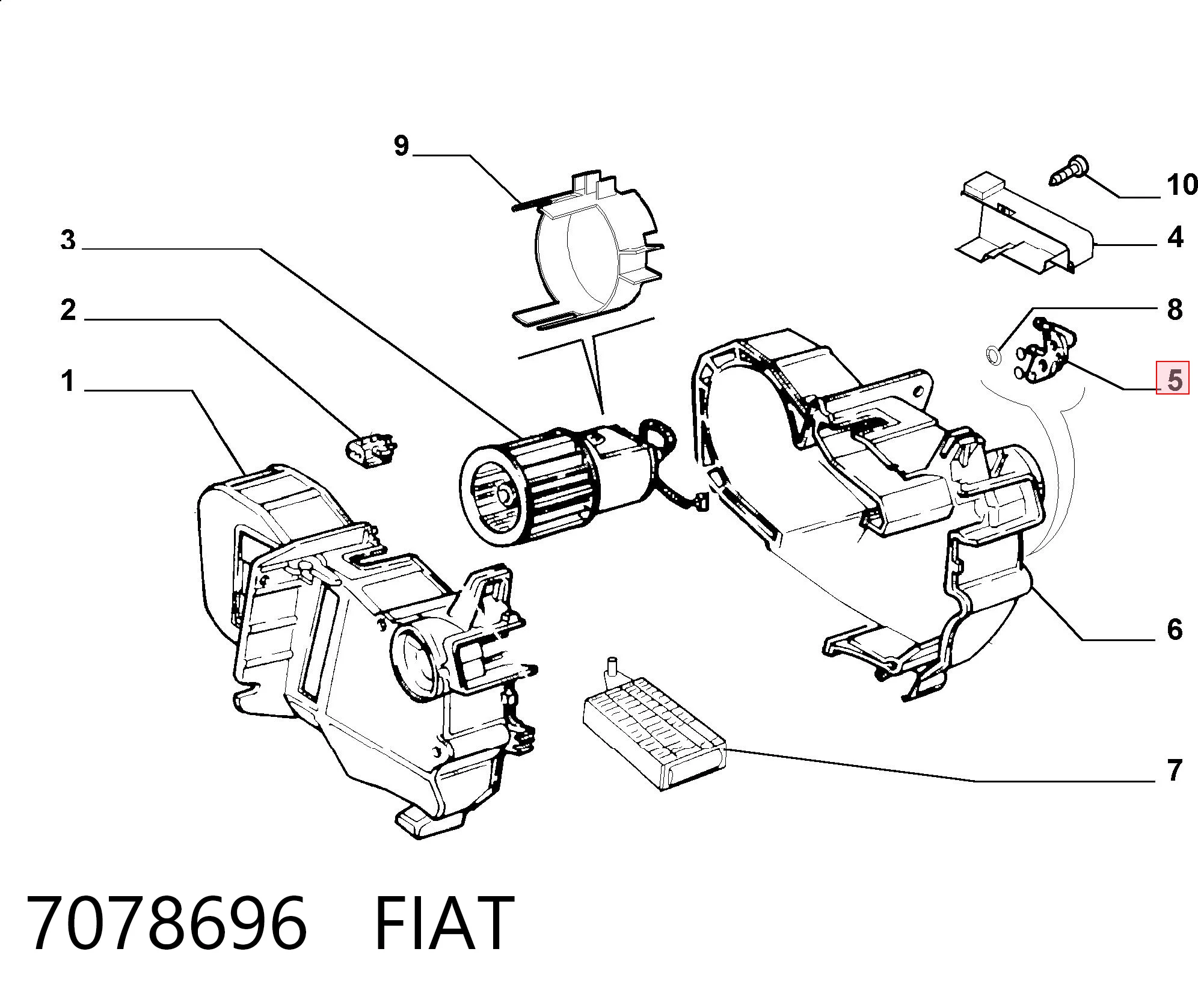 Válvula de calefacción para Fiat Palio  (178DX)