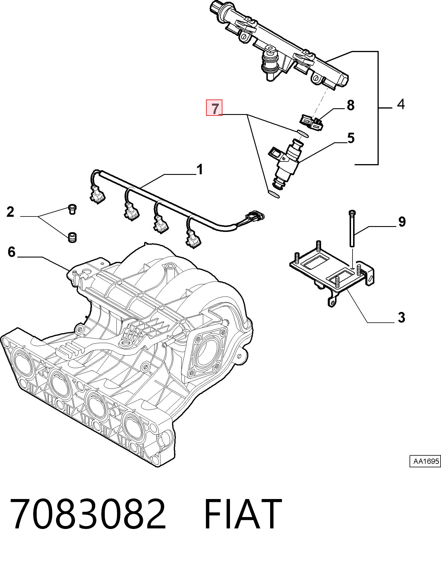 7083082 Fiat/Alfa/Lancia