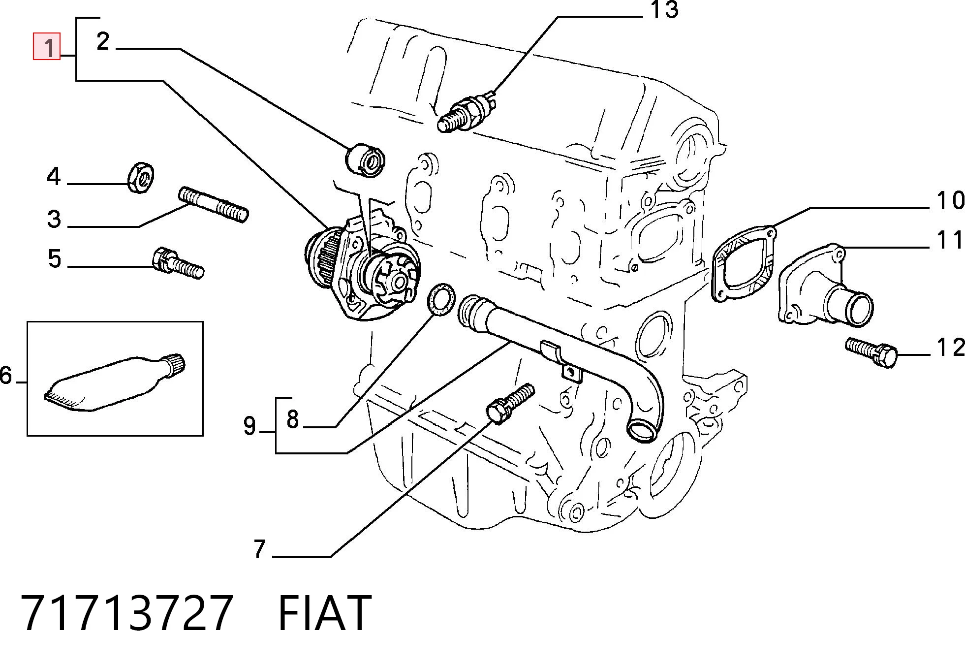 Bombeadora de agua Fiat Uno  desde 33,15 €