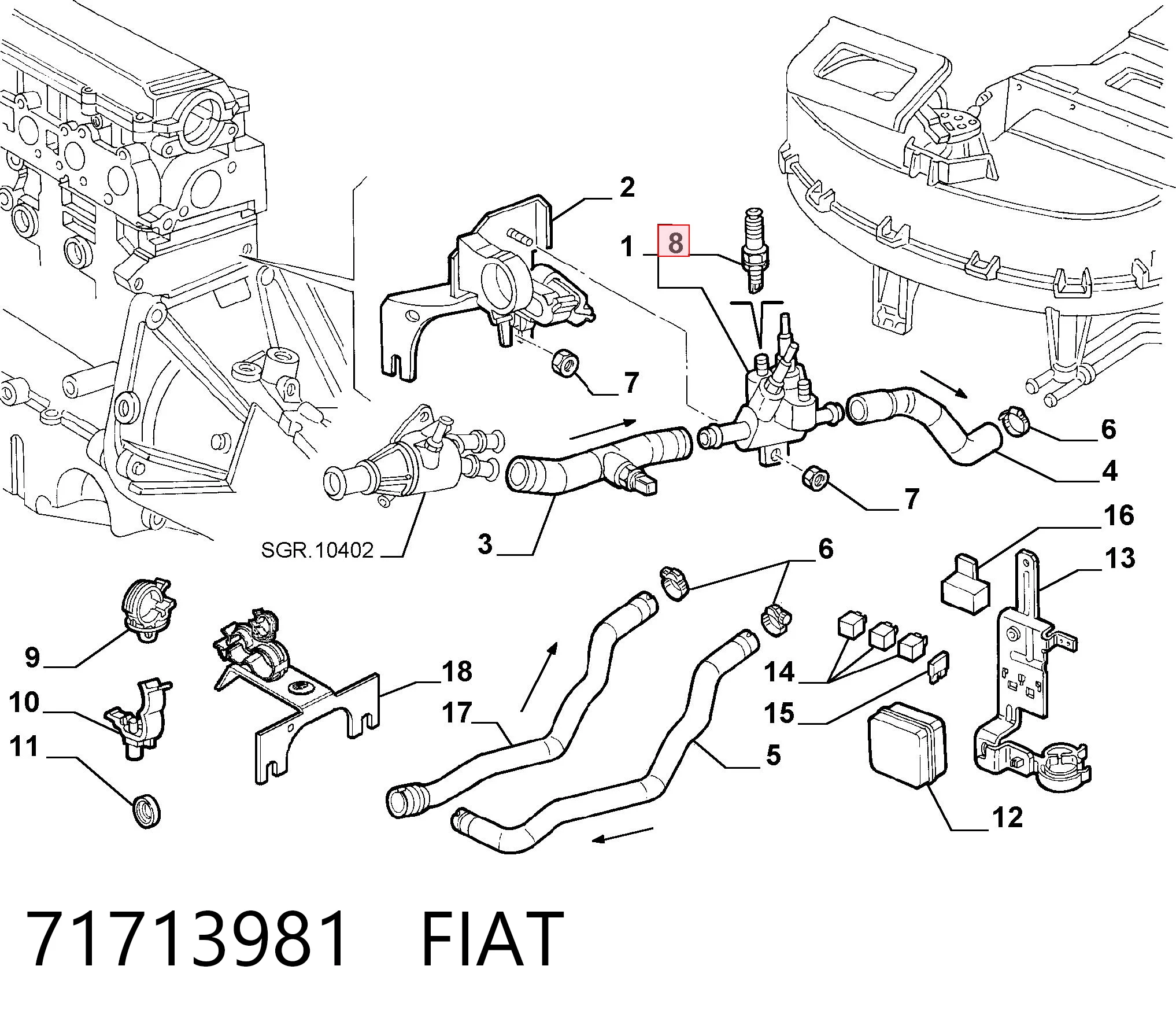 71713981 Fiat/Alfa/Lancia