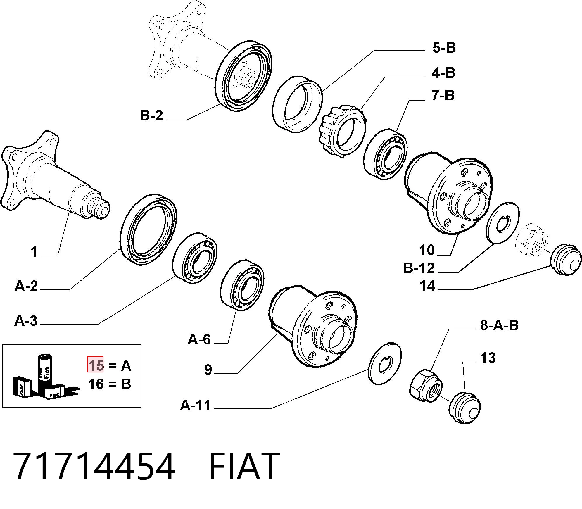 71714454 Fiat/Alfa/Lancia