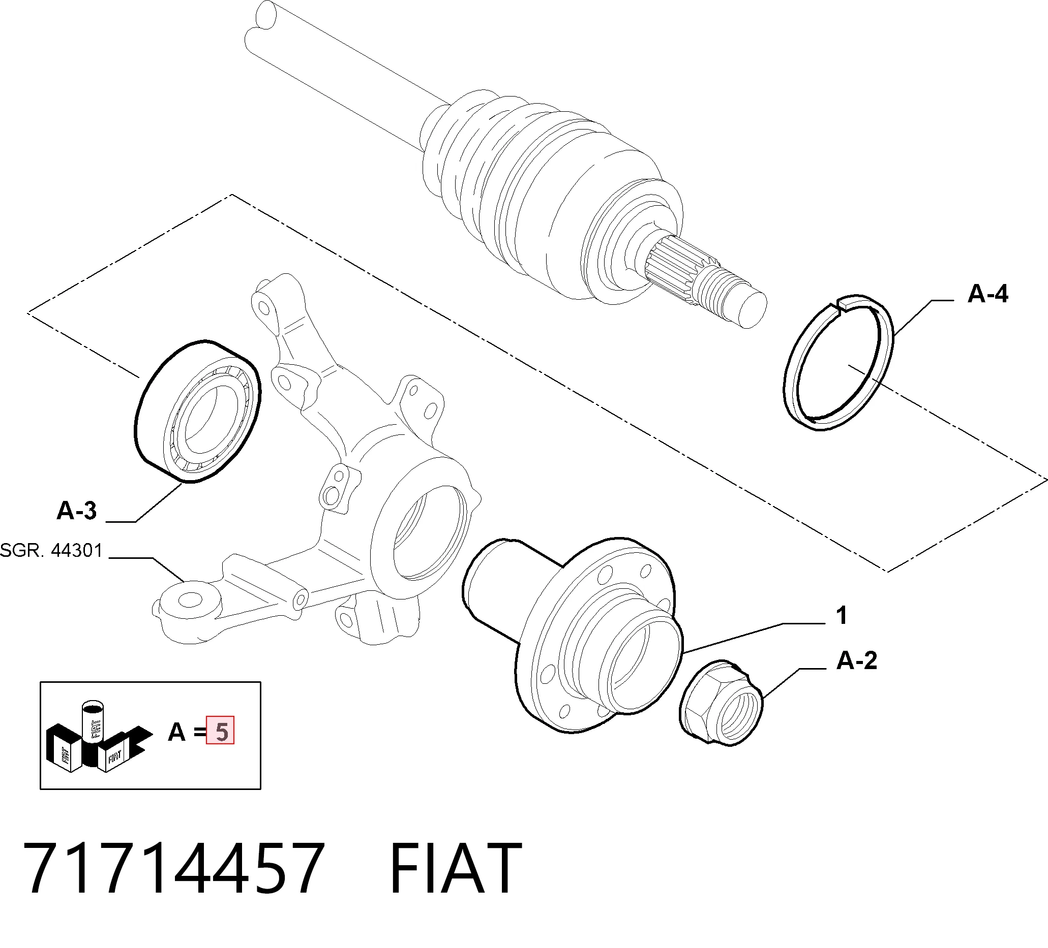 71714457 Fiat/Alfa/Lancia