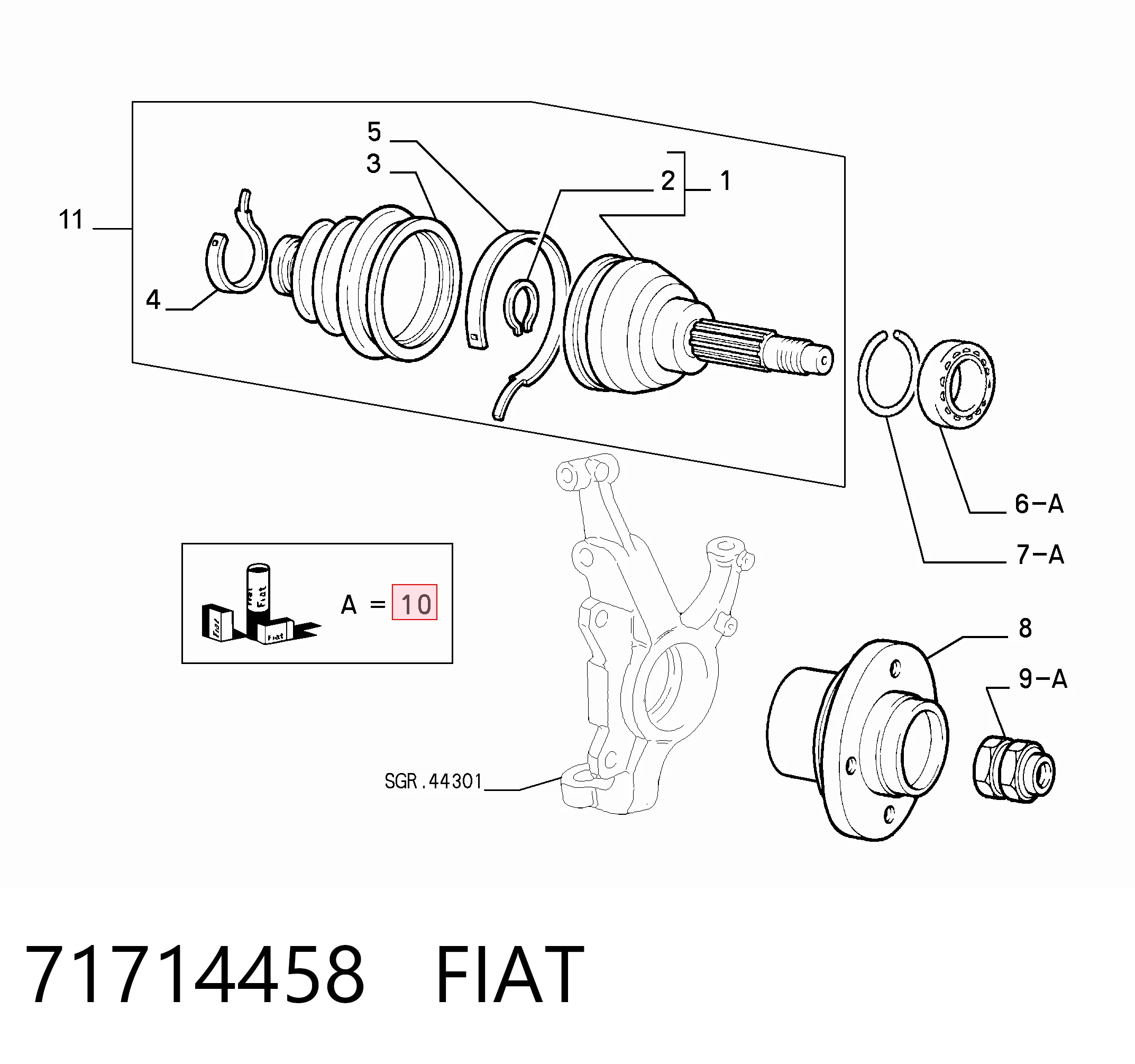 71714458 Fiat/Alfa/Lancia