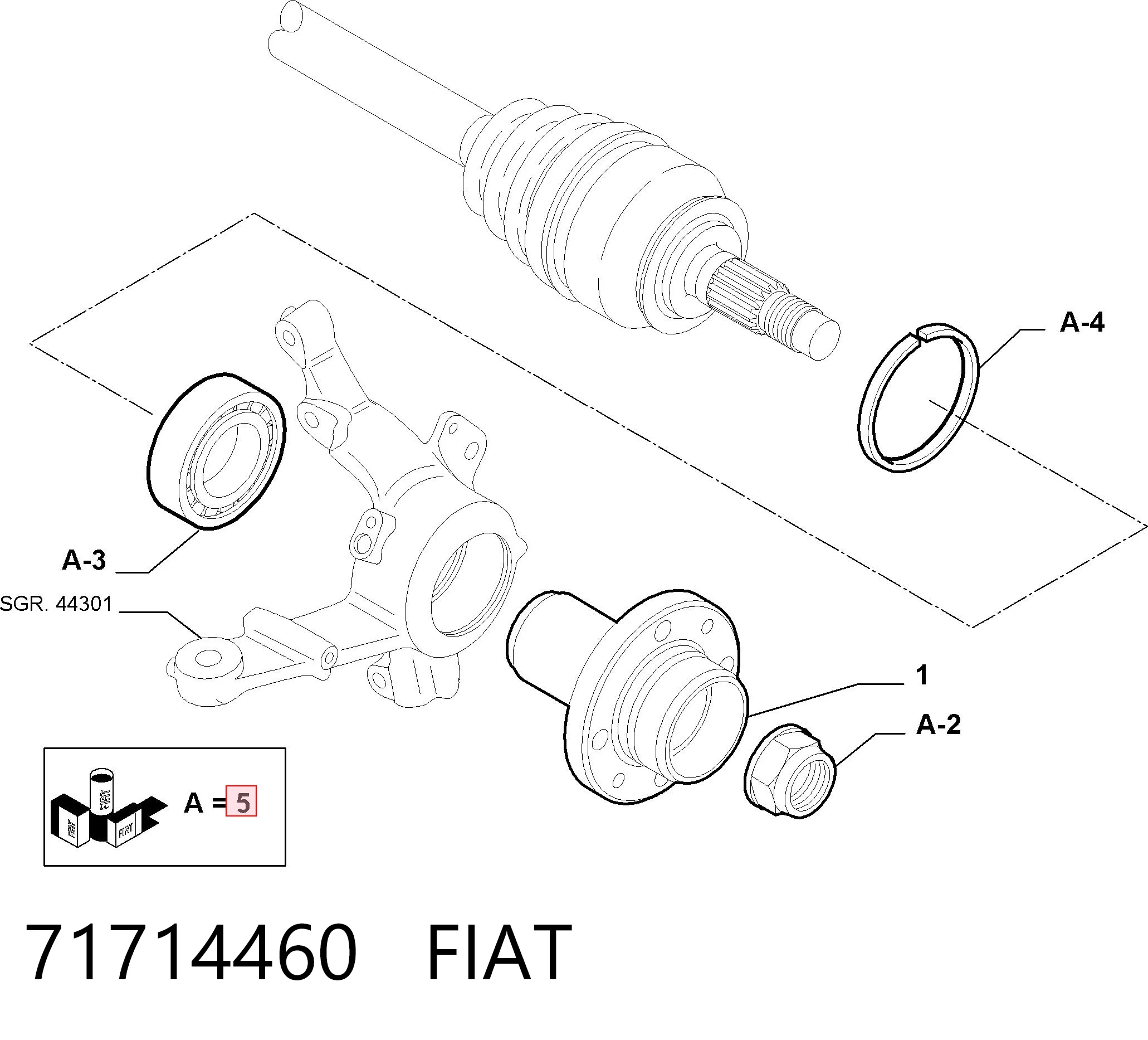 71714460 Fiat/Alfa/Lancia
