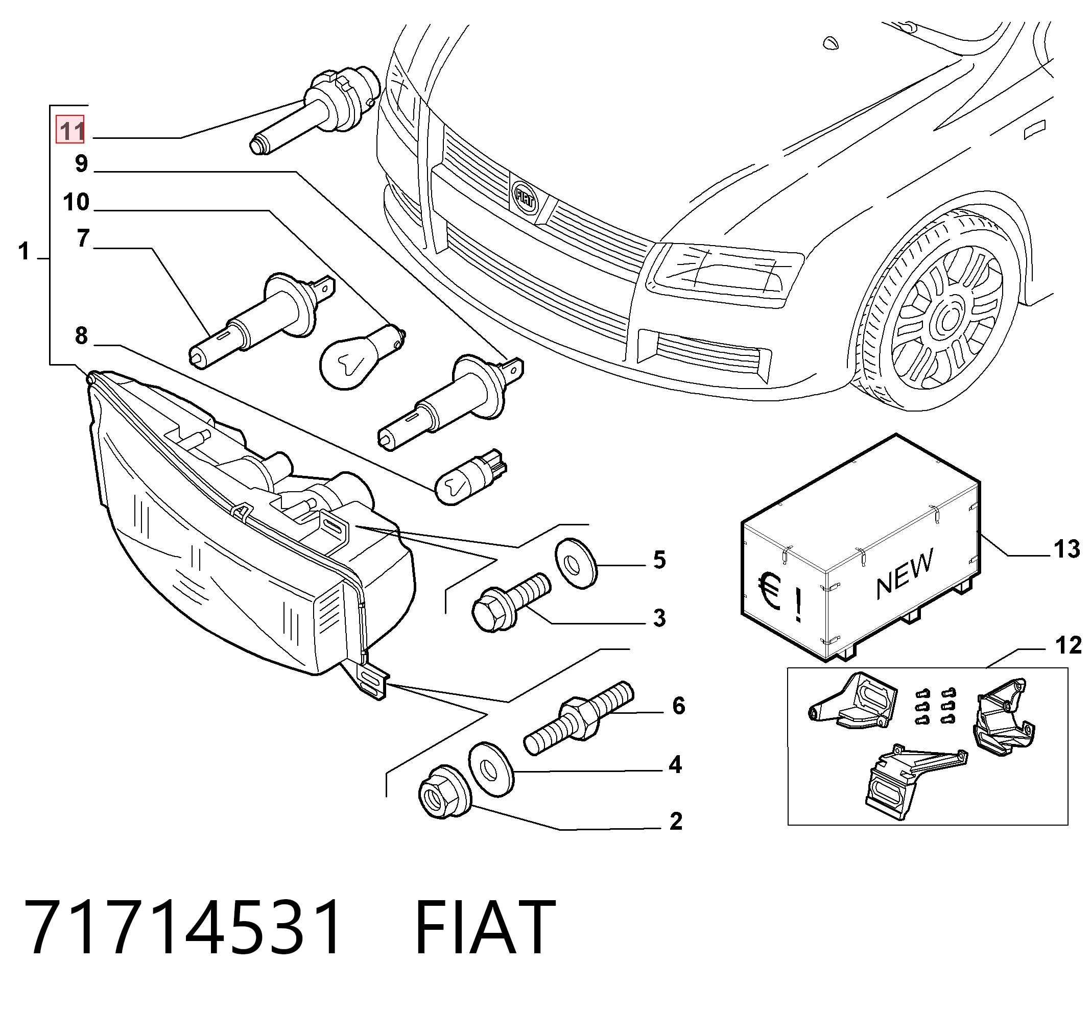 71714531 Fiat/Alfa/Lancia