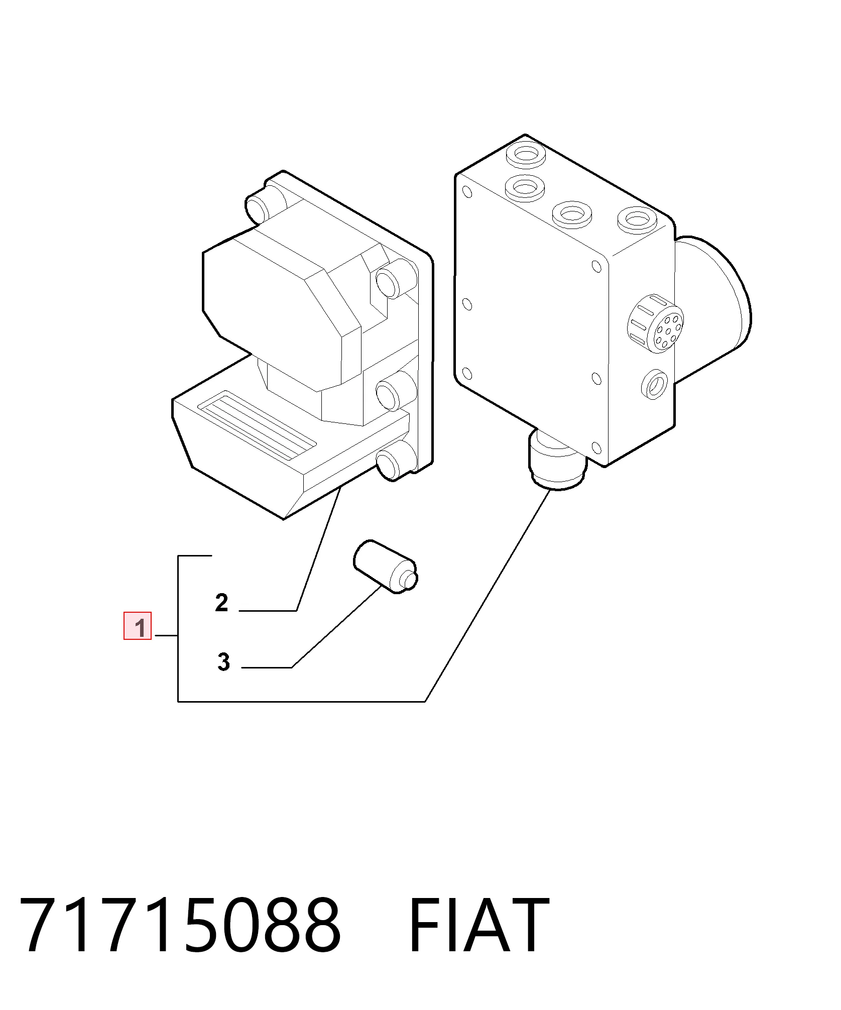 Unidad de control ABS hidráulico Alfa Romeo 147  (2001-2010)