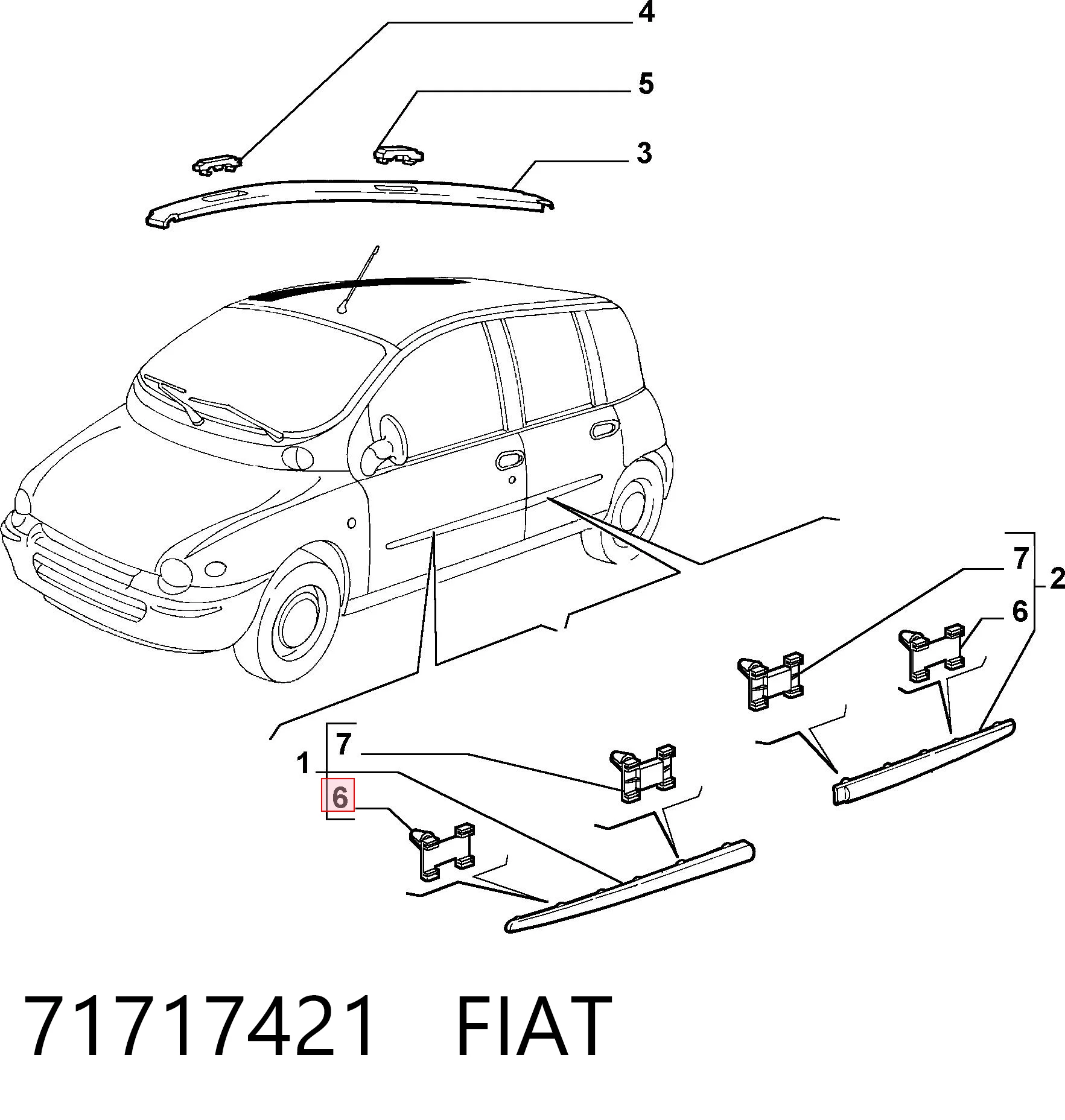 71717421 Fiat/Alfa/Lancia