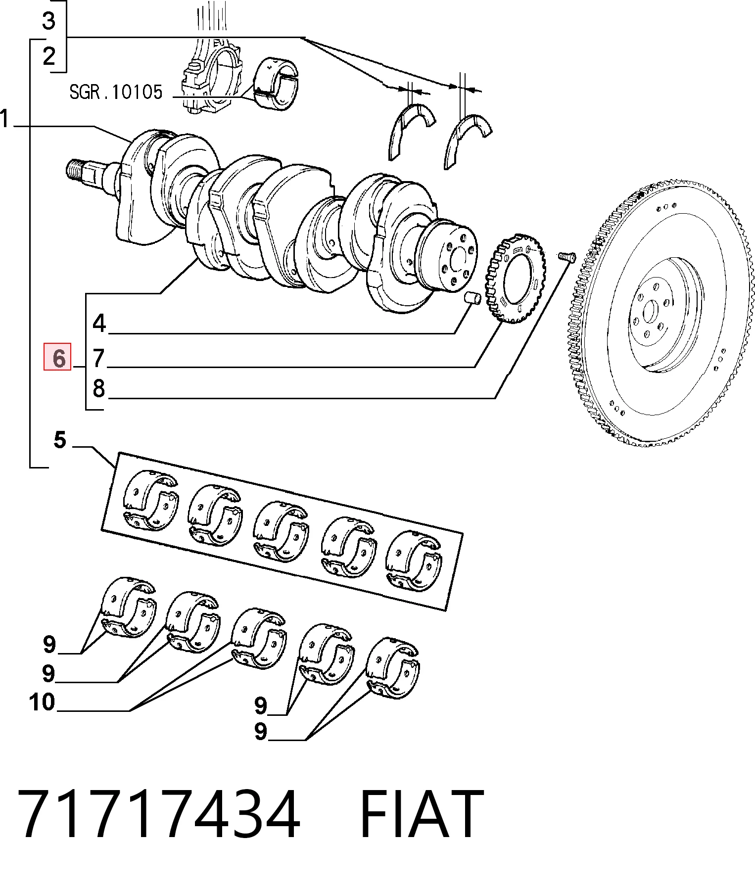 71717434 Fiat/Alfa/Lancia