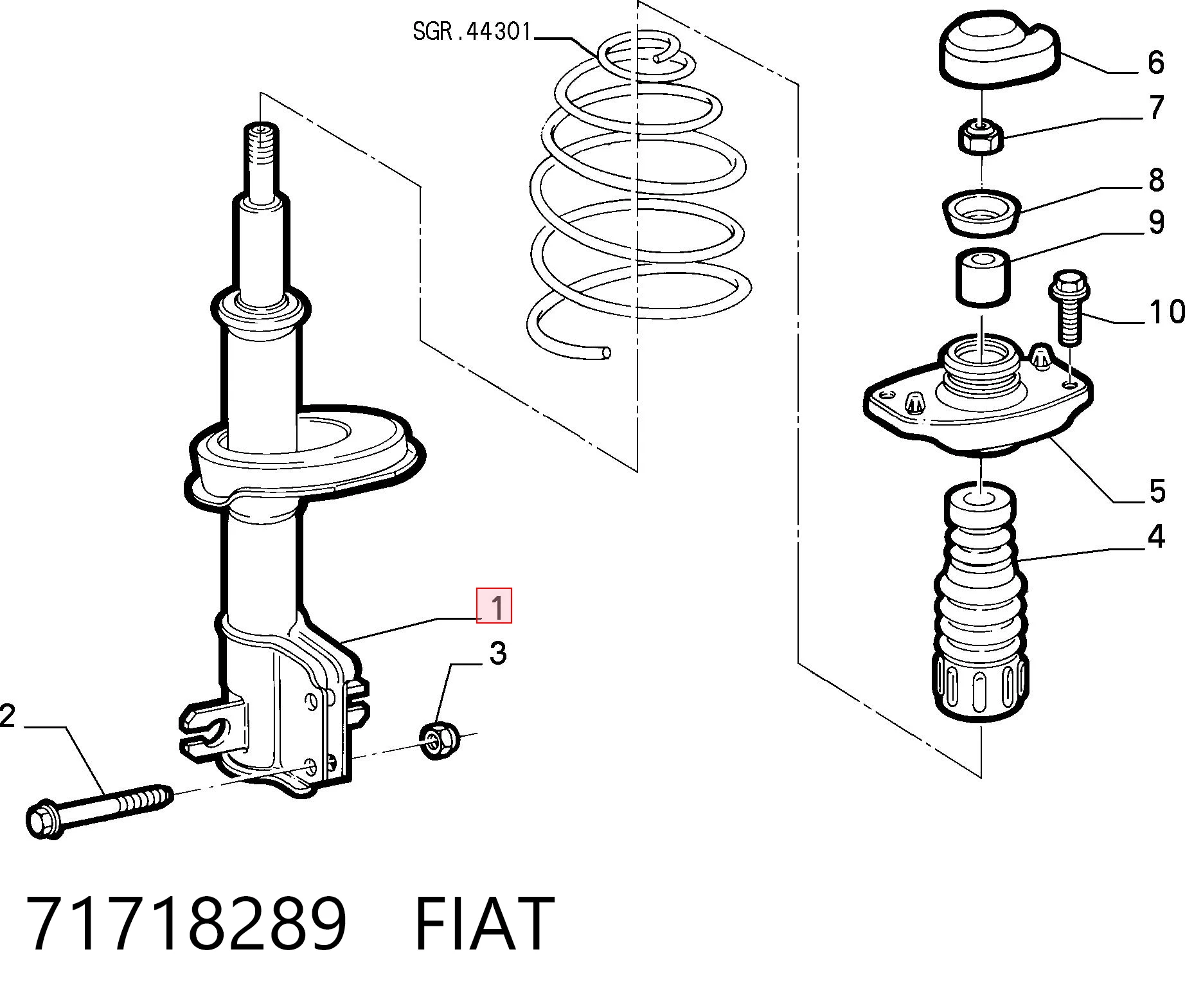 71718289 Fiat/Alfa/Lancia