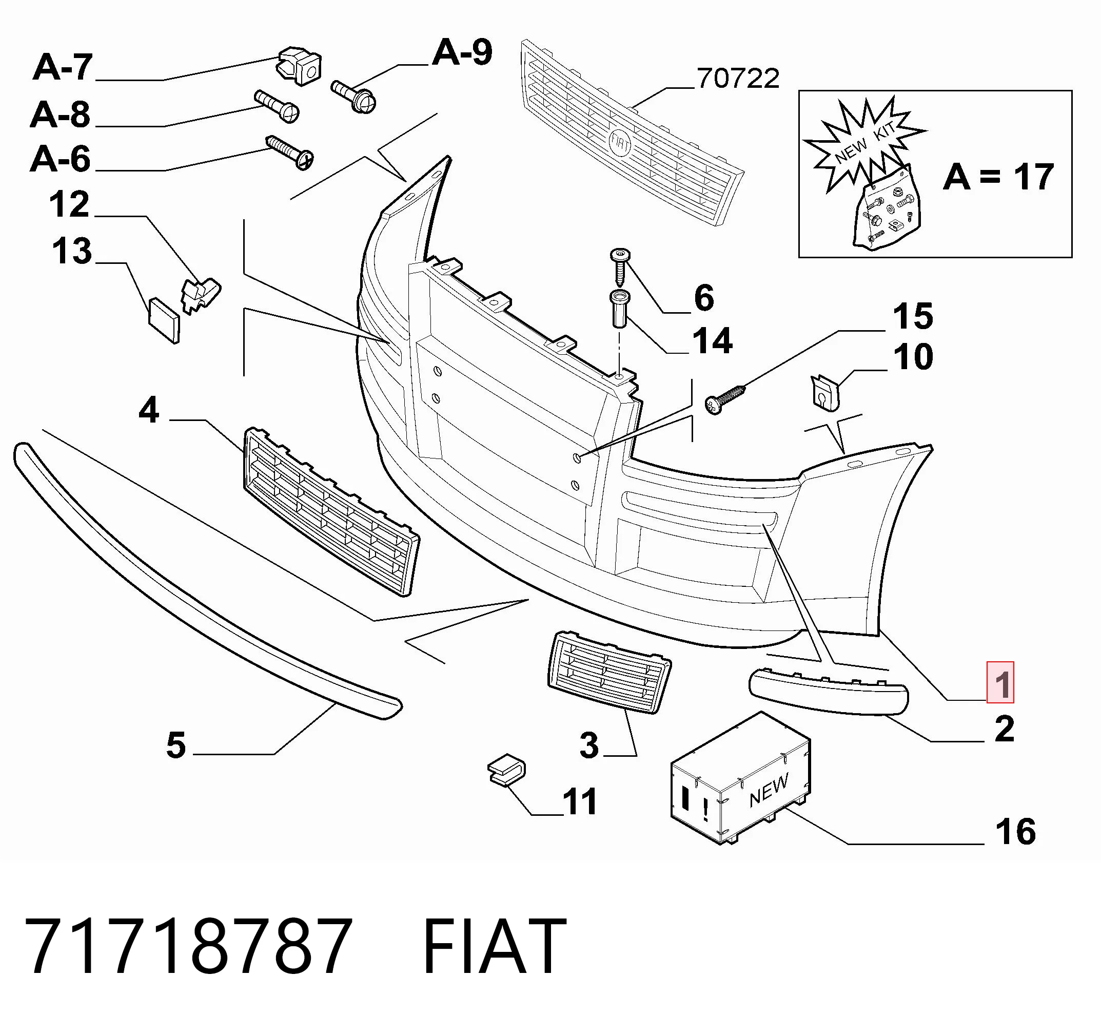 Comprar Paragolpes Fiat Stilo  192