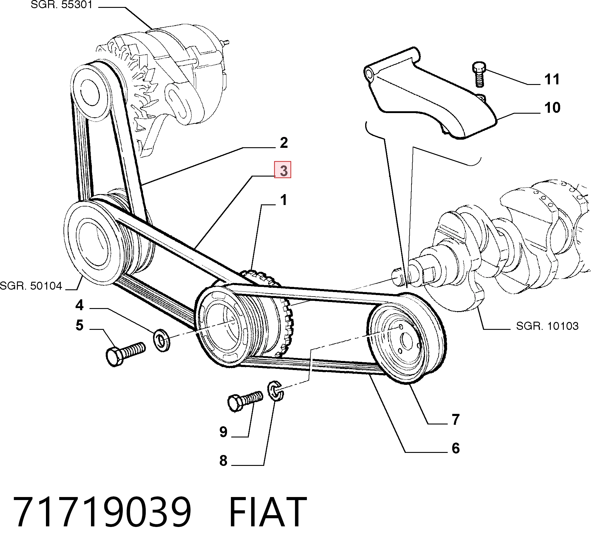 71719039 Fiat/Alfa/Lancia