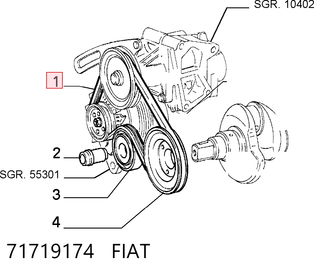 71719174 Fiat/Alfa/Lancia