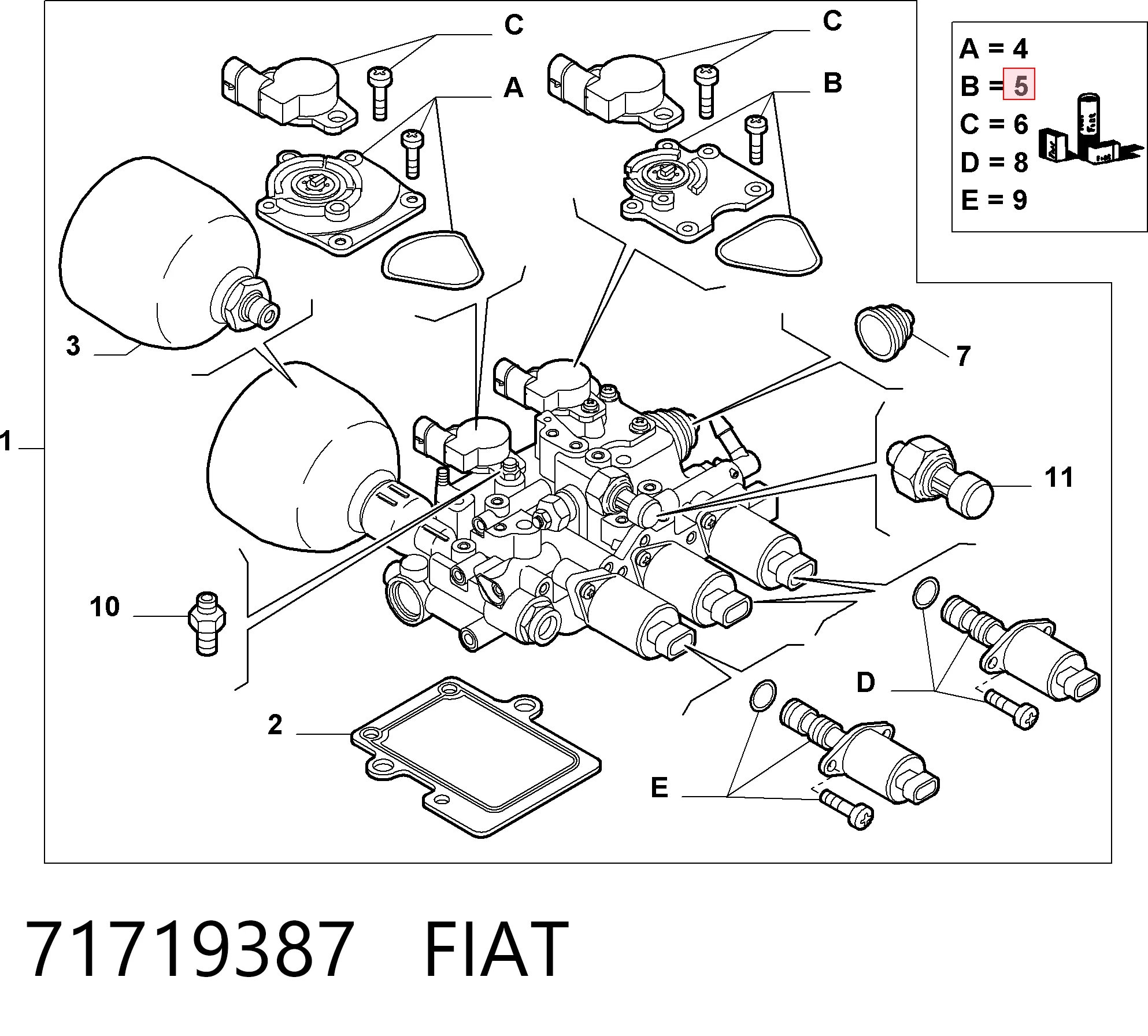 Sensor TPS para Fiat Stilo 192