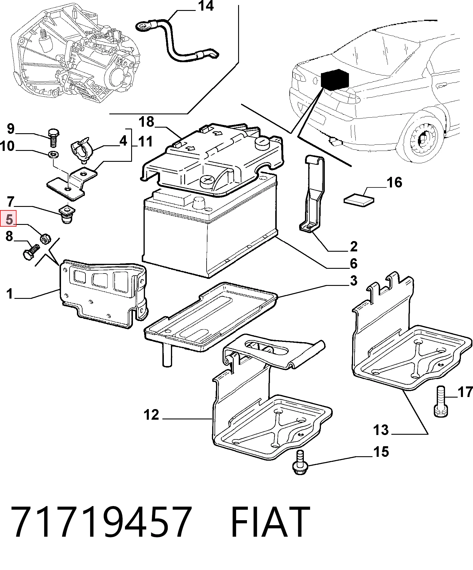 71719457 Fiat/Alfa/Lancia