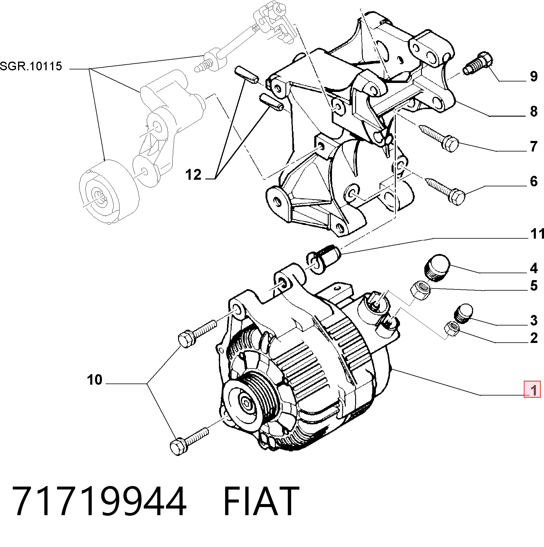 71719944 Fiat/Alfa/Lancia