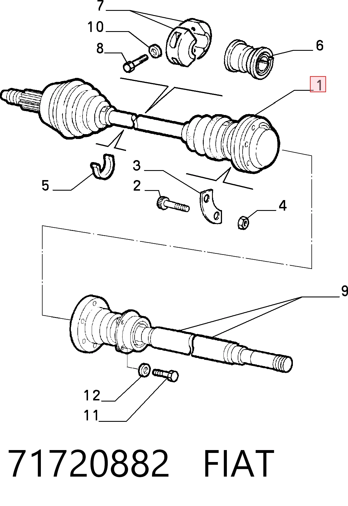 71720882 Fiat/Alfa/Lancia