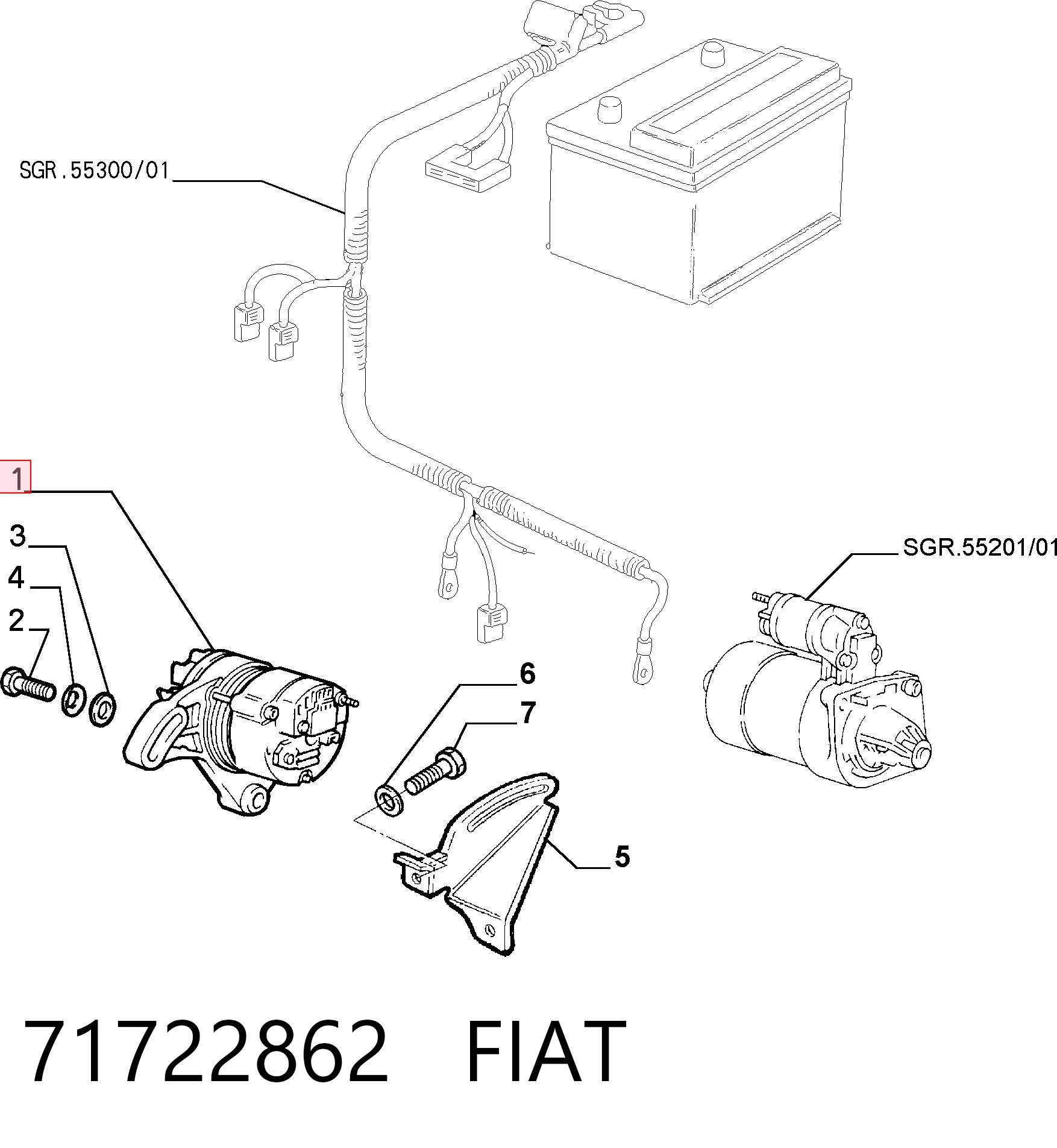 Alternador del motor Fiat Punto  desde 81,31 €