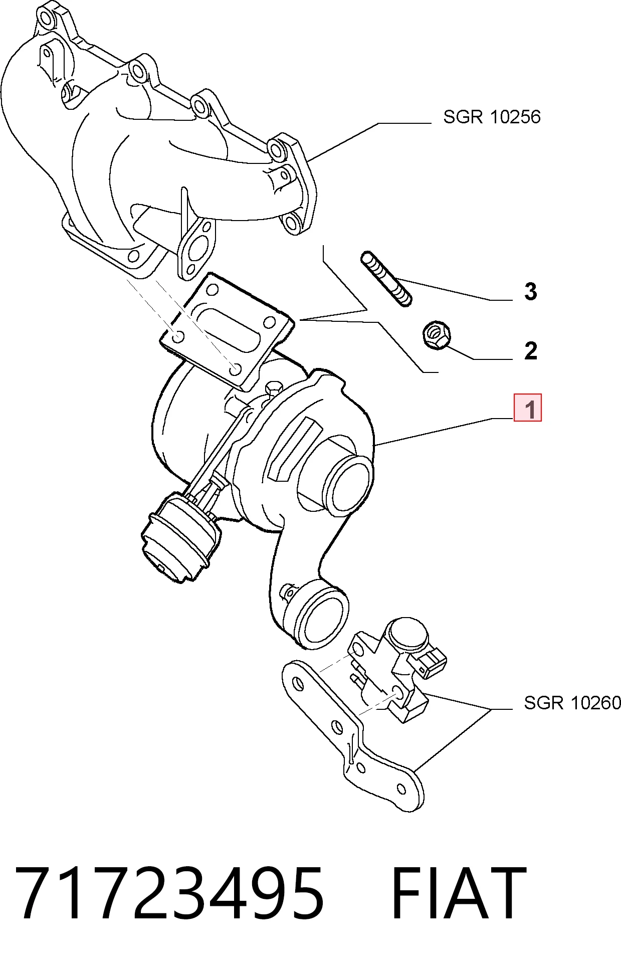 Turbo para motor Fiat Bravo II (2007-2014)