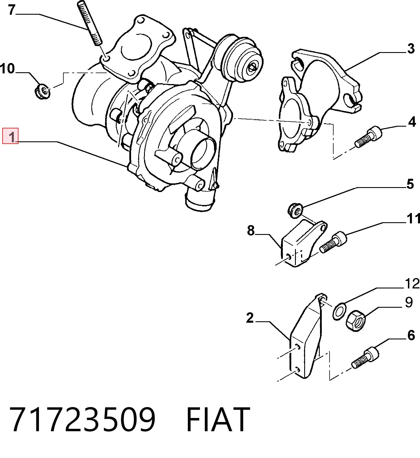 Precio del repuesto Turbo Scudo  furgoneta