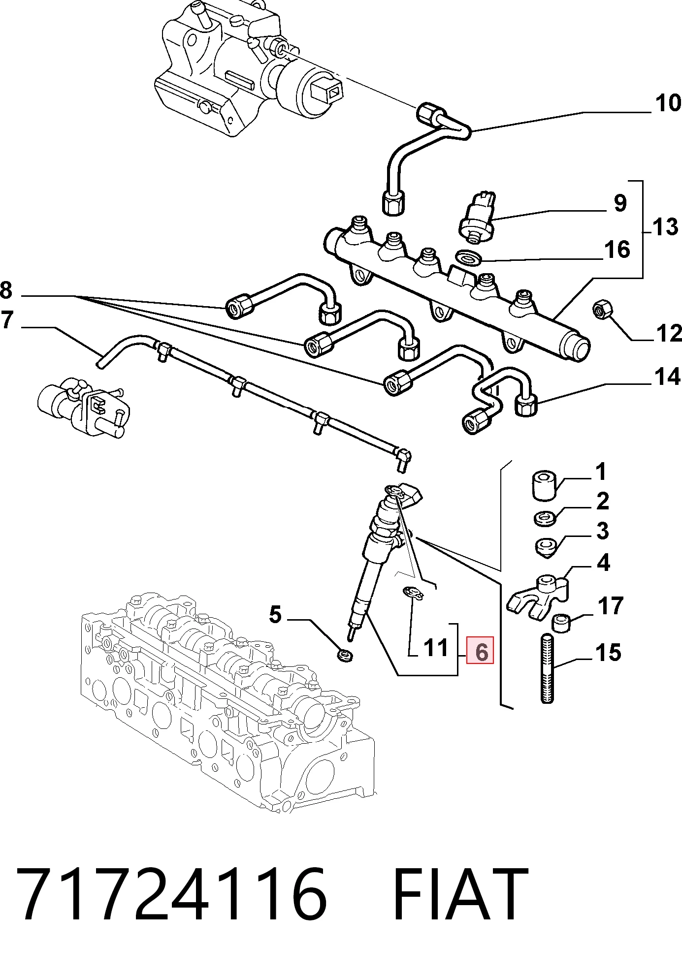 71724116 Fiat/Alfa/Lancia